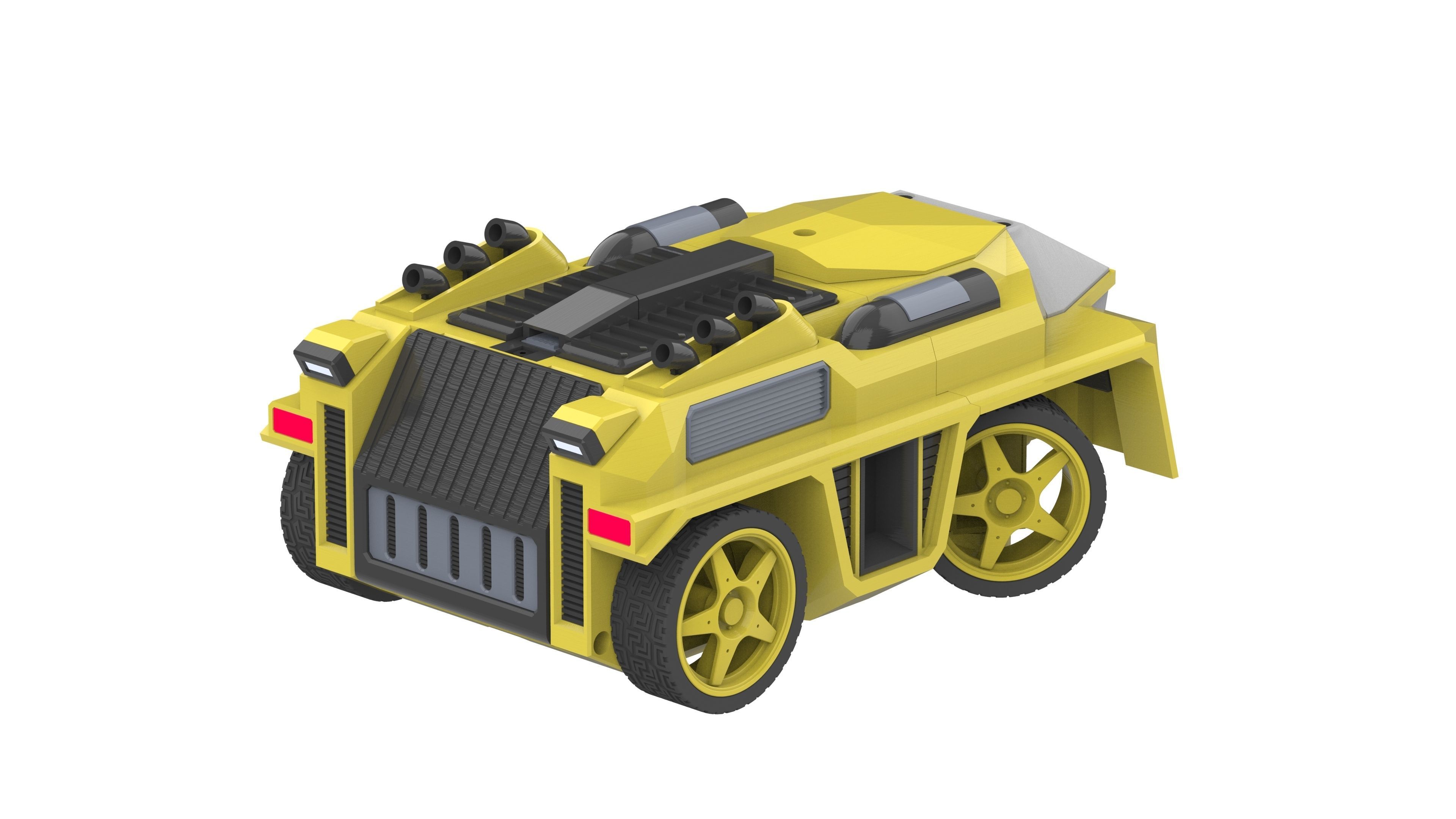 Pathfinder - Housing for RC Car  - Printable - STL - Commercial 3D print model_5