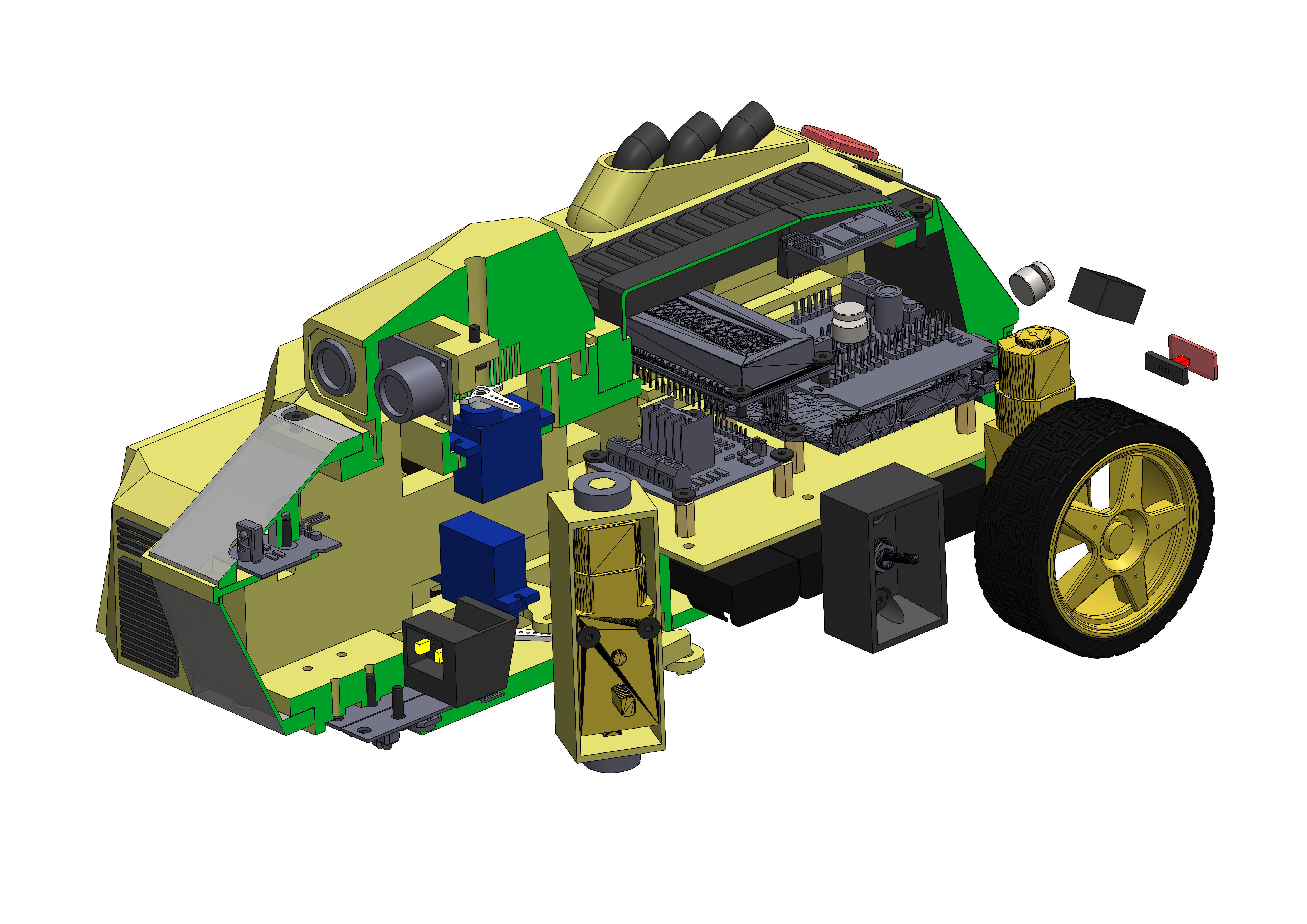 Pathfinder - Housing for RC Car  - Printable - STL - Commercial 3D print model_16