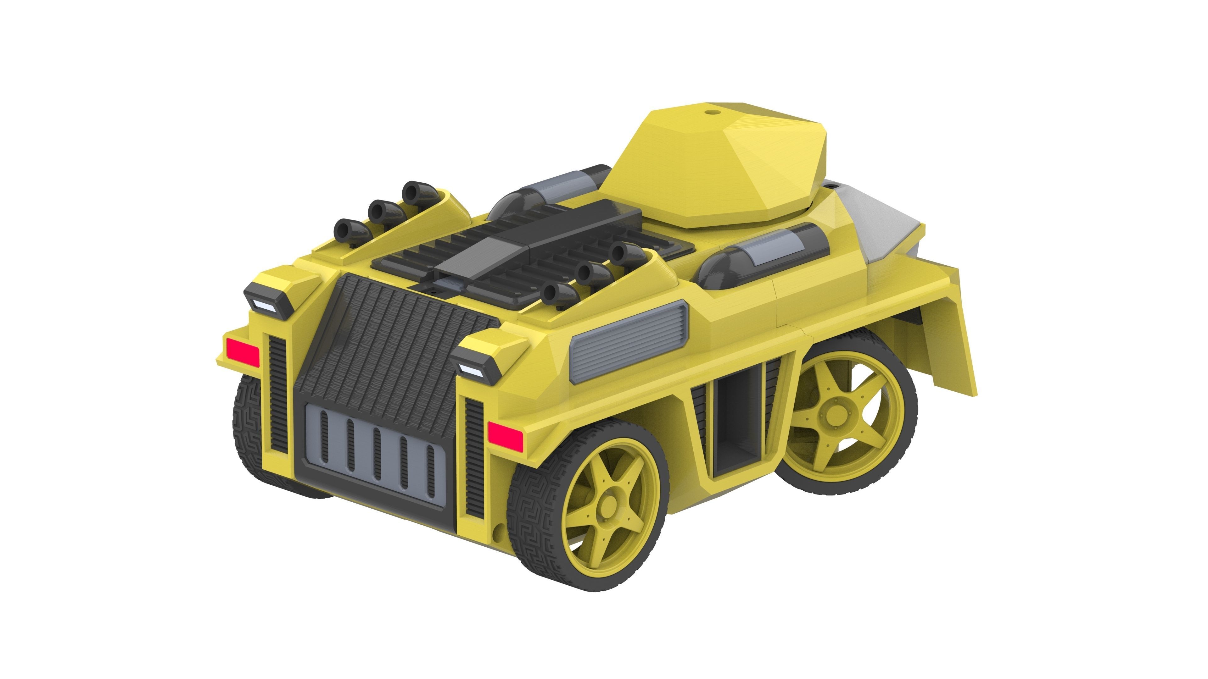 Pathfinder - Housing for RC Car  - Printable - STL - Commercial 3D print model_3