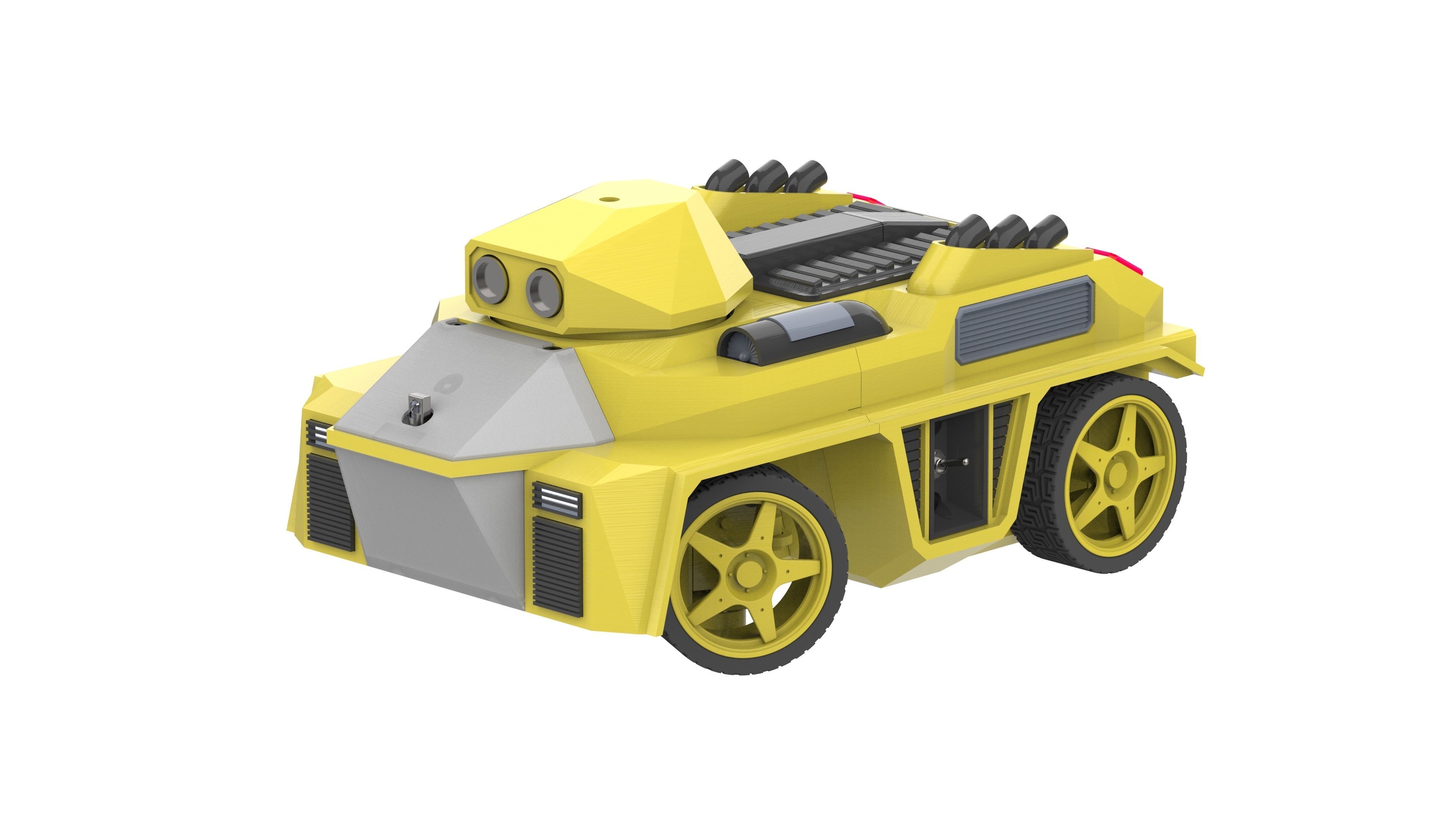 Pathfinder - Housing for RC Car  - Printable - STL - Commercial 3D print model_1