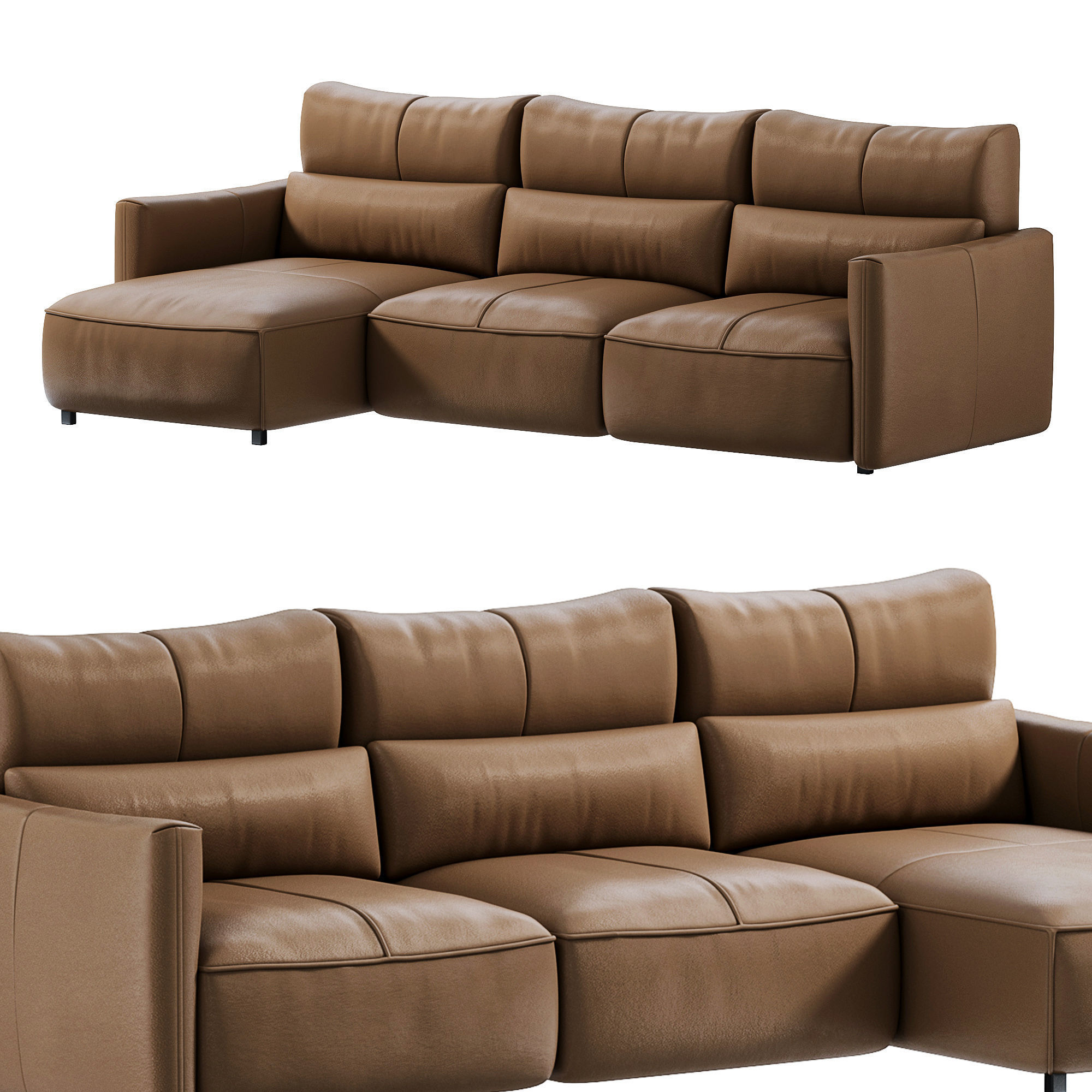 Galaxy Sofa by Natuzzi 3D model_1