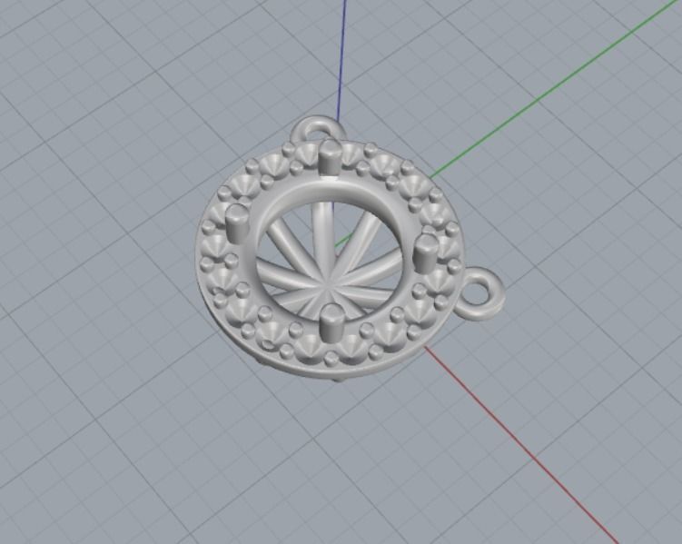 pendant 3D print model_12
