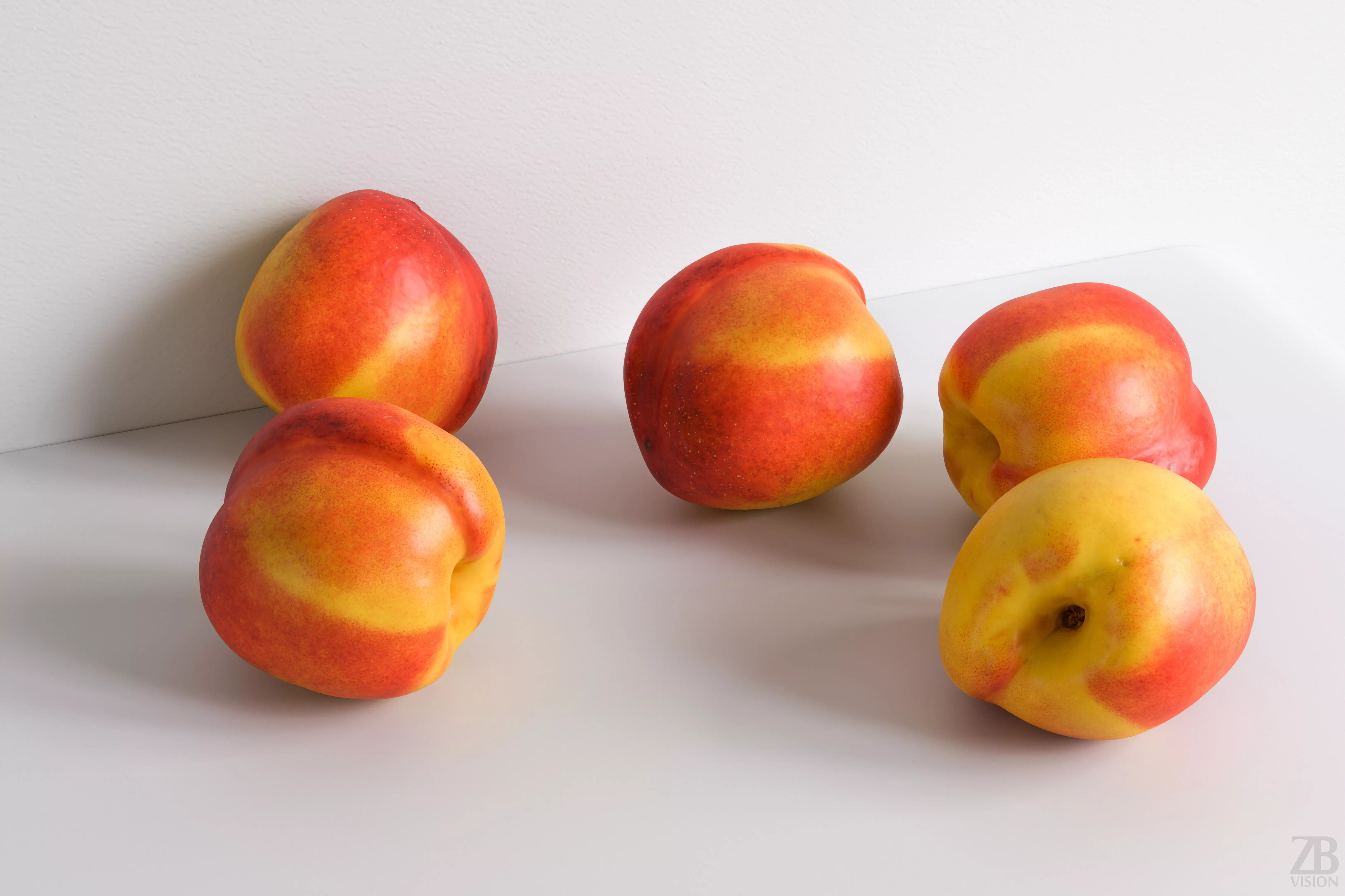 Nectarine 3D model