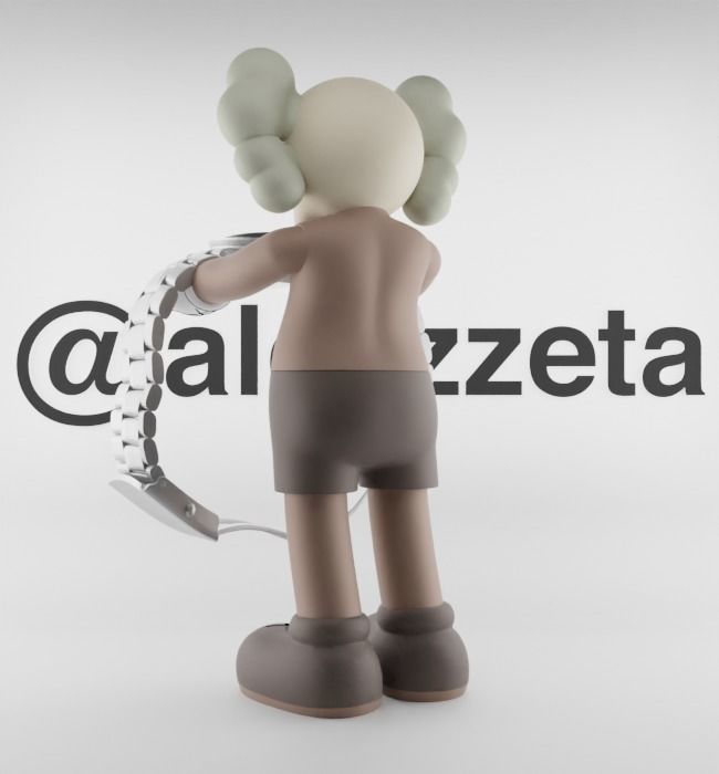 Kaws Watch Stand for Print 3D print model_16