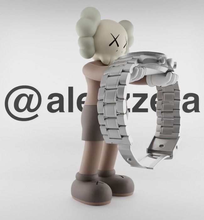 Kaws Watch Stand for Print 3D print model_33
