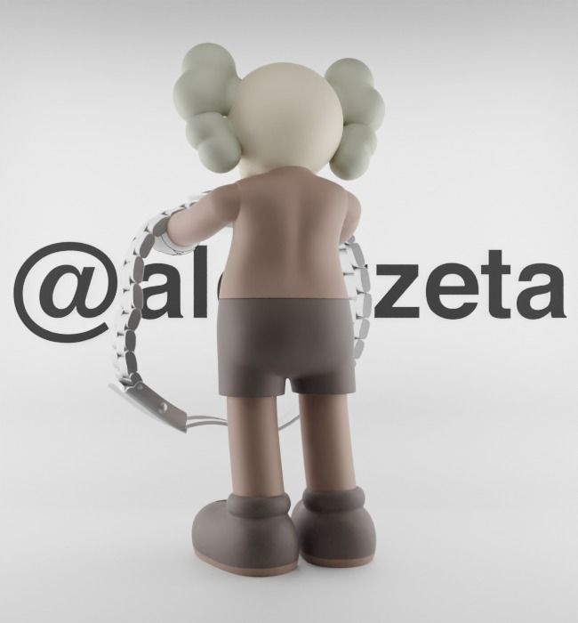 Kaws Watch Stand for Print 3D print model_17