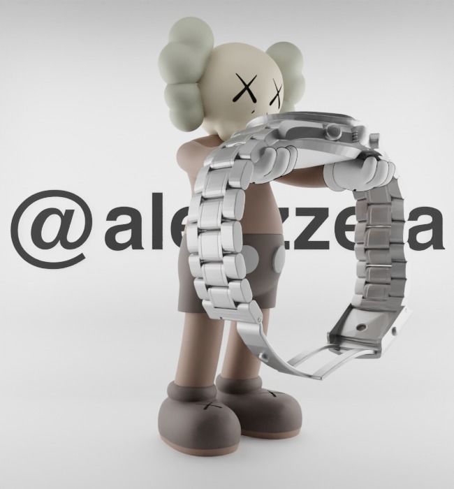 Kaws Watch Stand for Print 3D print model_34