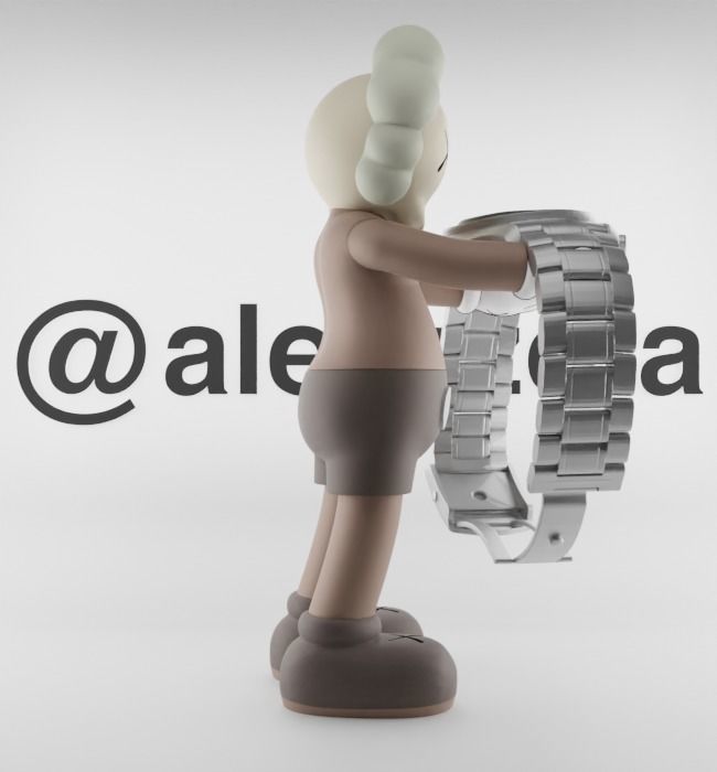 Kaws Watch Stand for Print 3D print model_27