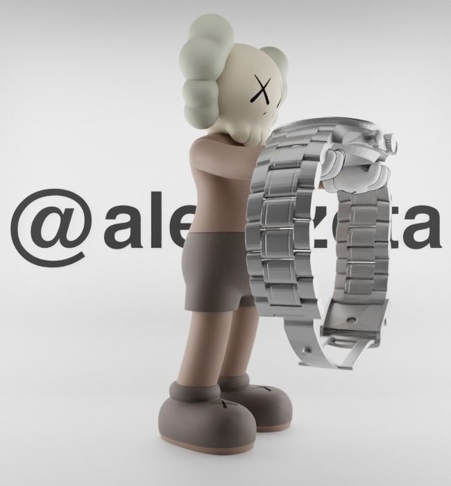 Kaws Watch Stand for Print 3D print model_31