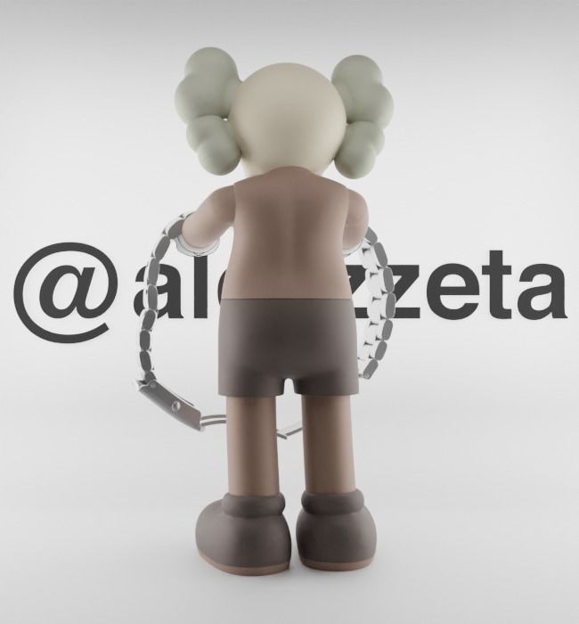 Kaws Watch Stand for Print 3D print model_18