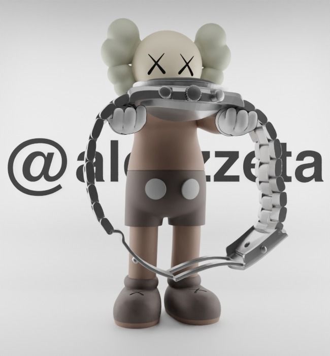 Kaws Watch Stand for Print 3D print model_37