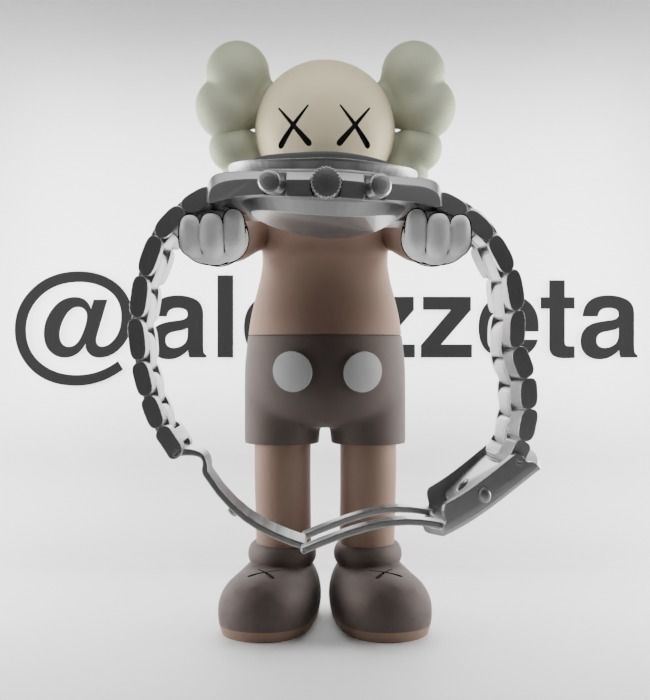 Kaws Watch Stand for Print 3D print model_1