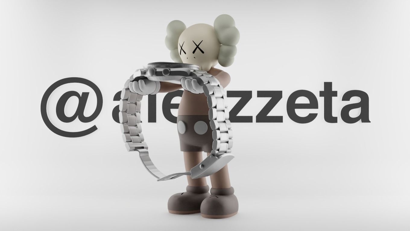 Kaws Watch Stand for Print 3D print model_32