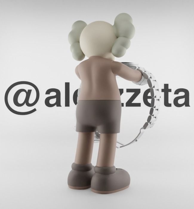 Kaws Watch Stand for Print 3D print model_22