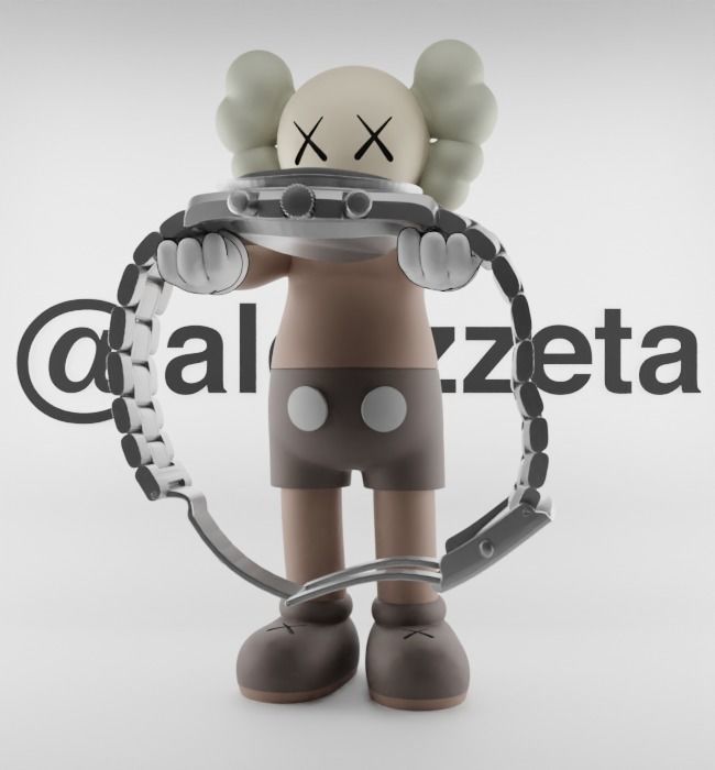 Kaws Watch Stand for Print 3D print model_2