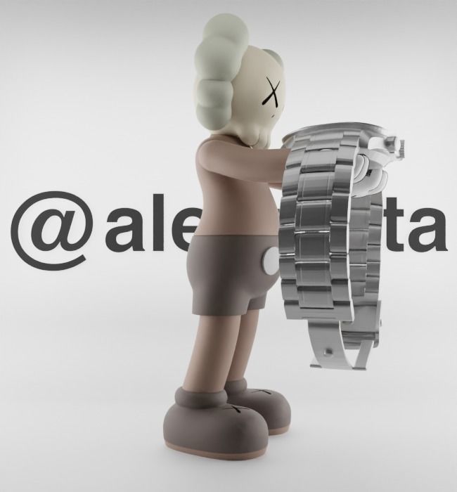 Kaws Watch Stand for Print 3D print model_30