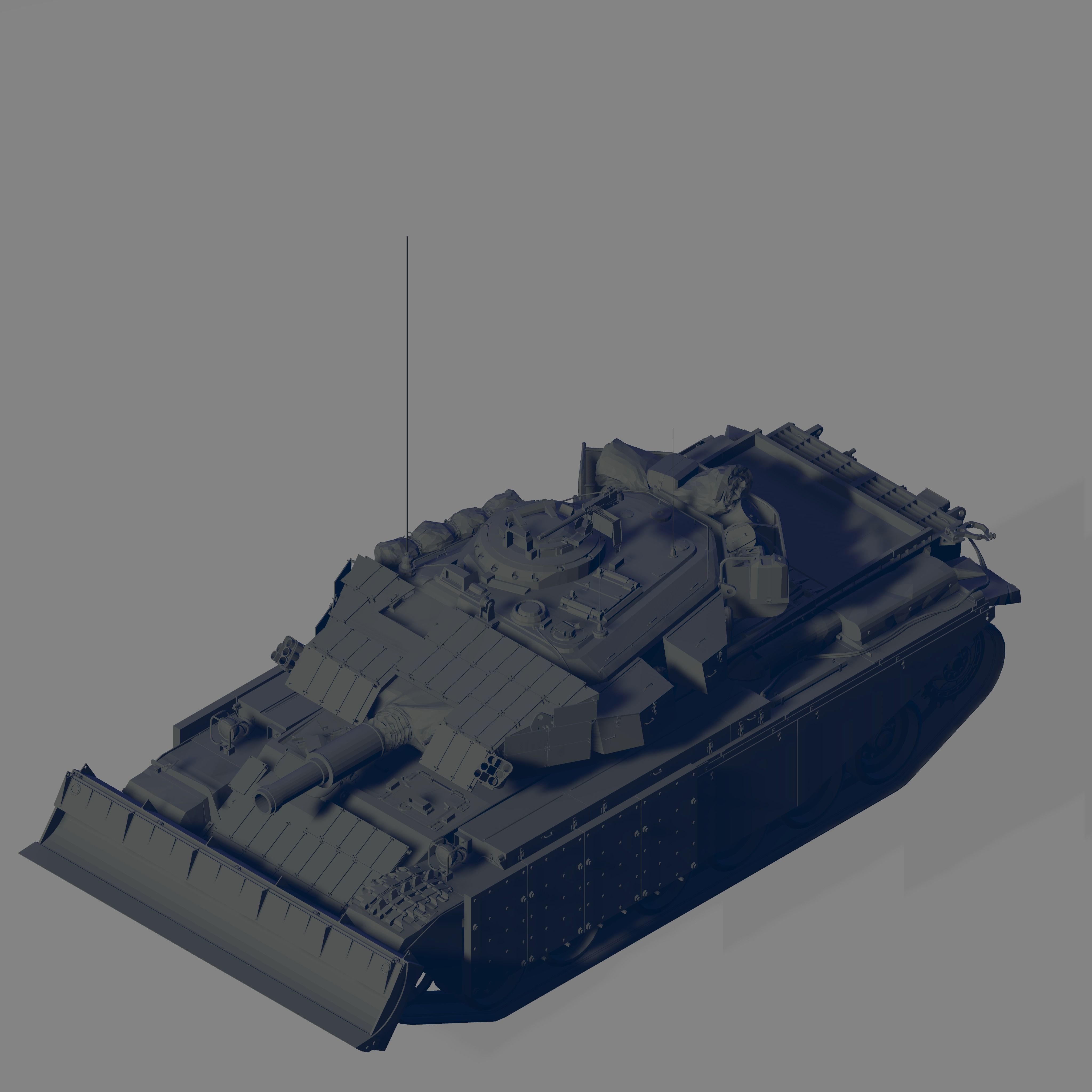 Centurion Mk 5 AVRE 3D model_1
