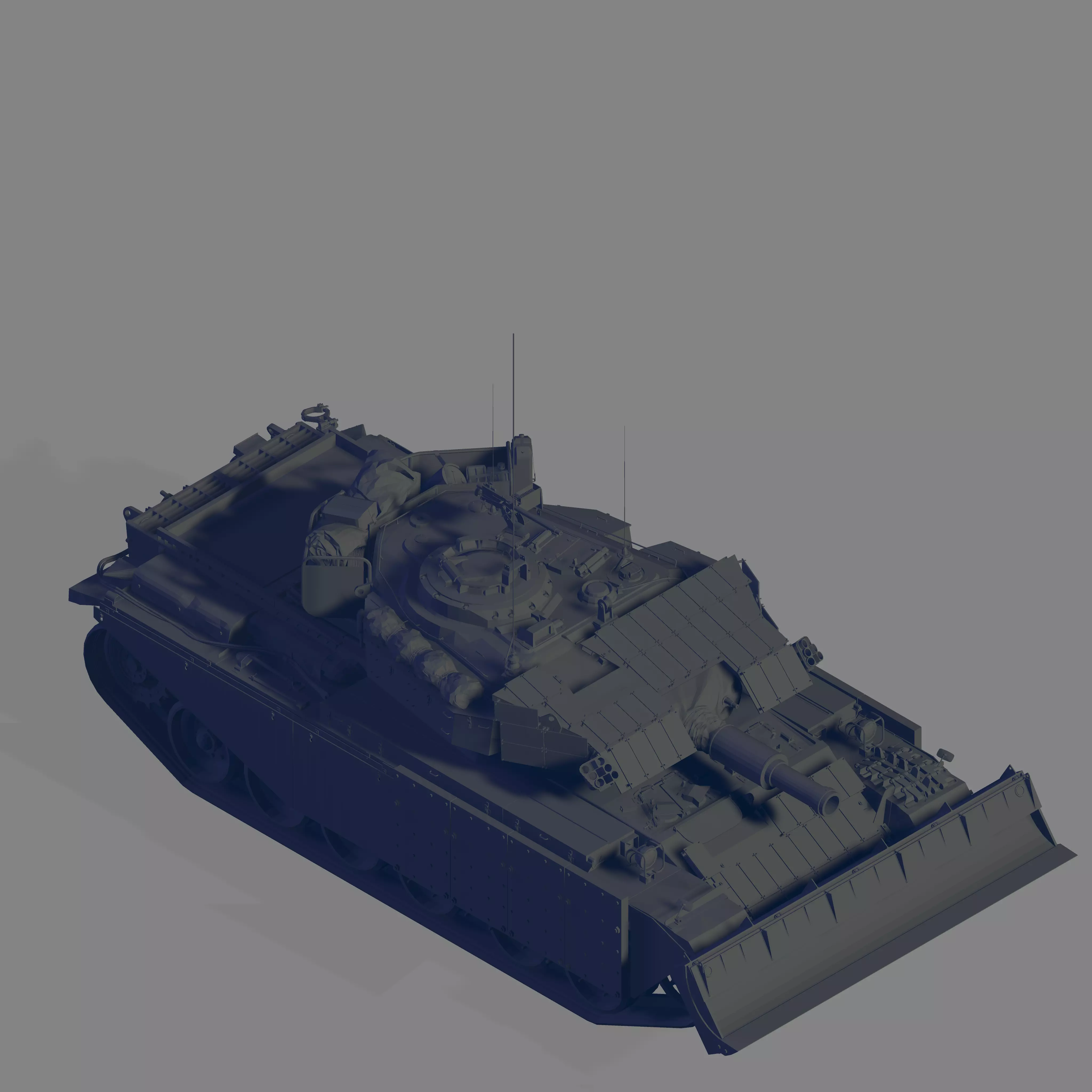 Centurion Mk 5 AVRE 3D model_0