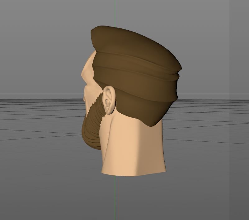 HEAD OF MESSI - PROFESSIONAL FOOTBALL ATHLETE 3D print model_6