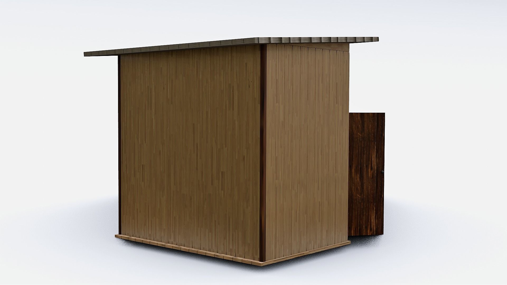 Shead Model Backyard Workshop Shed 3D model | CGTrader