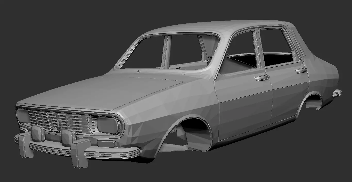 Renault 12 3D print model_0