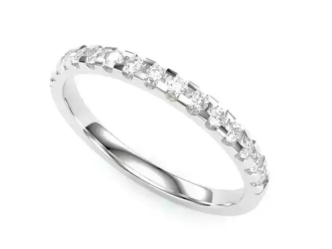 Eternity Diamond Women Ring White Gold CW-2308-056