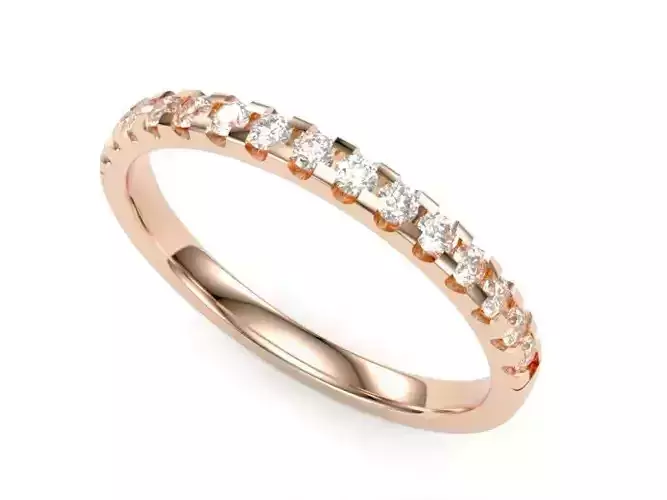 Eternity Diamond Women Ring Rose Gold CW-2308-056