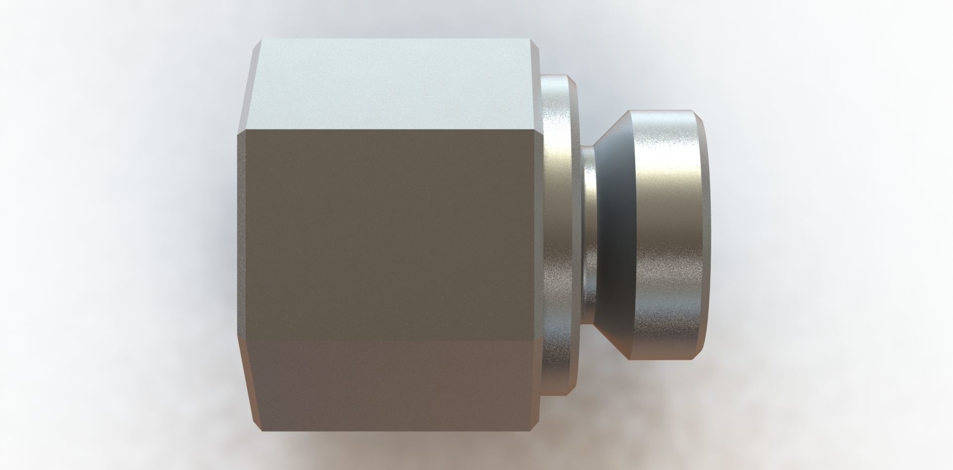 Conexao Connection Femea Female 1-4 NPT x Macho Male M14 x 2 3D model_17