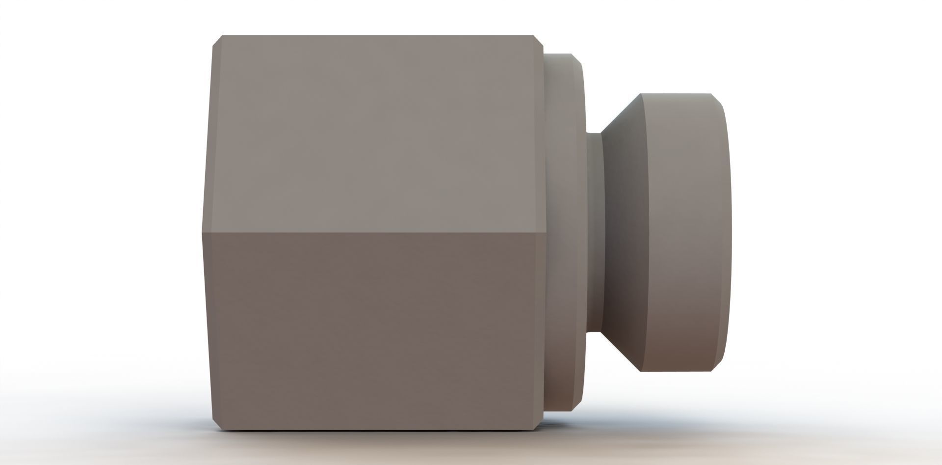 Conexao Connection Femea Female 1-4 NPT x Macho Male M14 x 2 3D model_9