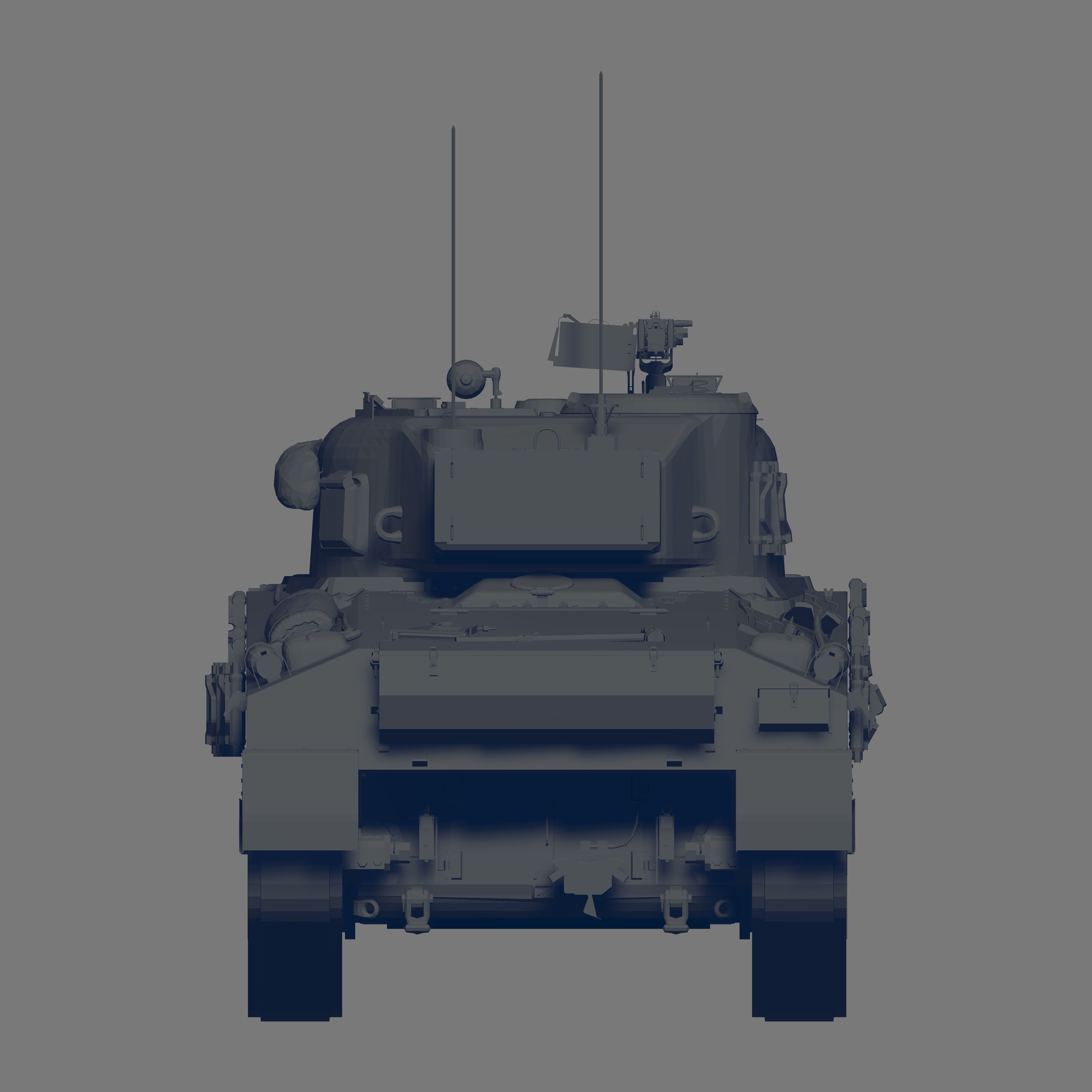 Sherman Firefly 3D model_4