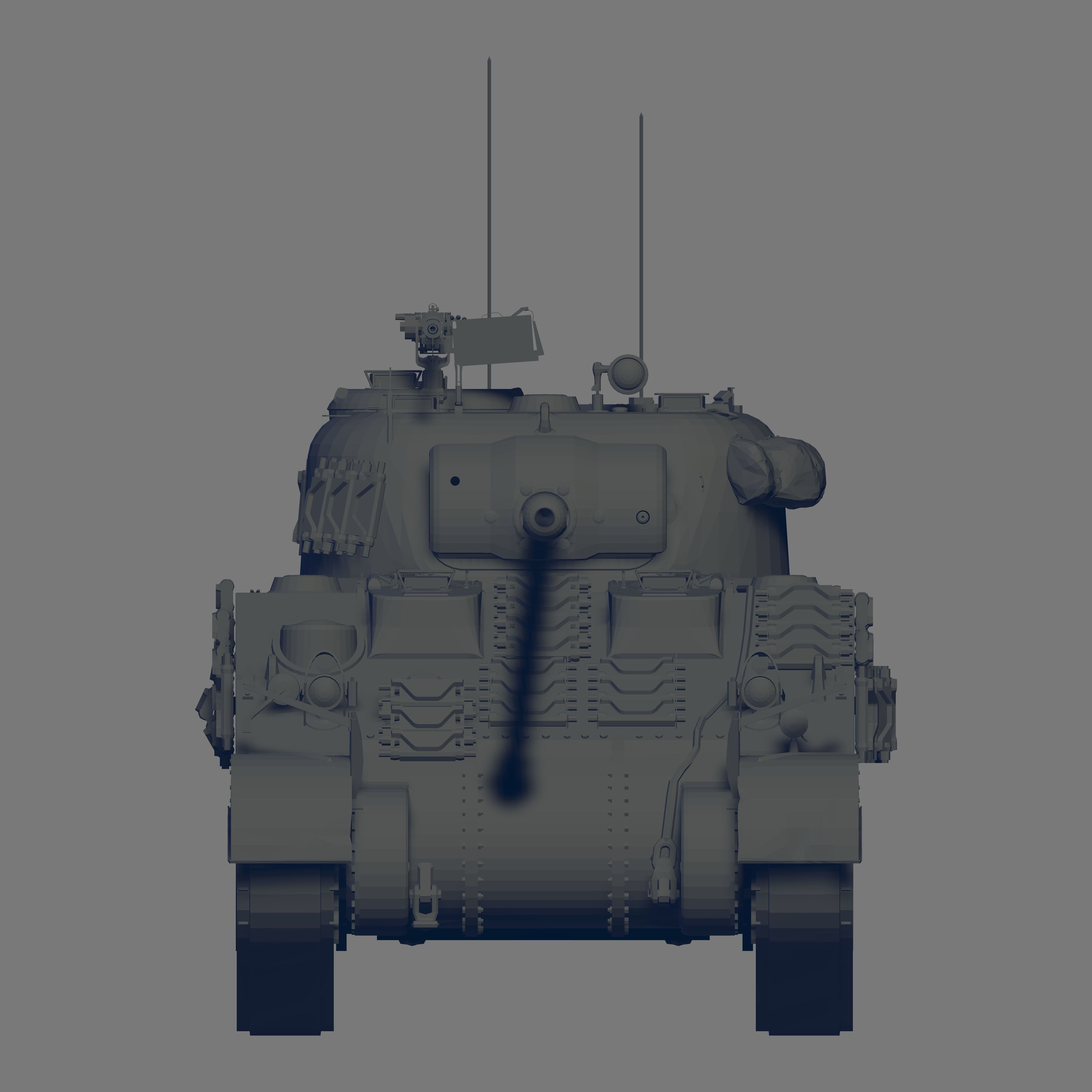 Sherman Firefly 3D model_2