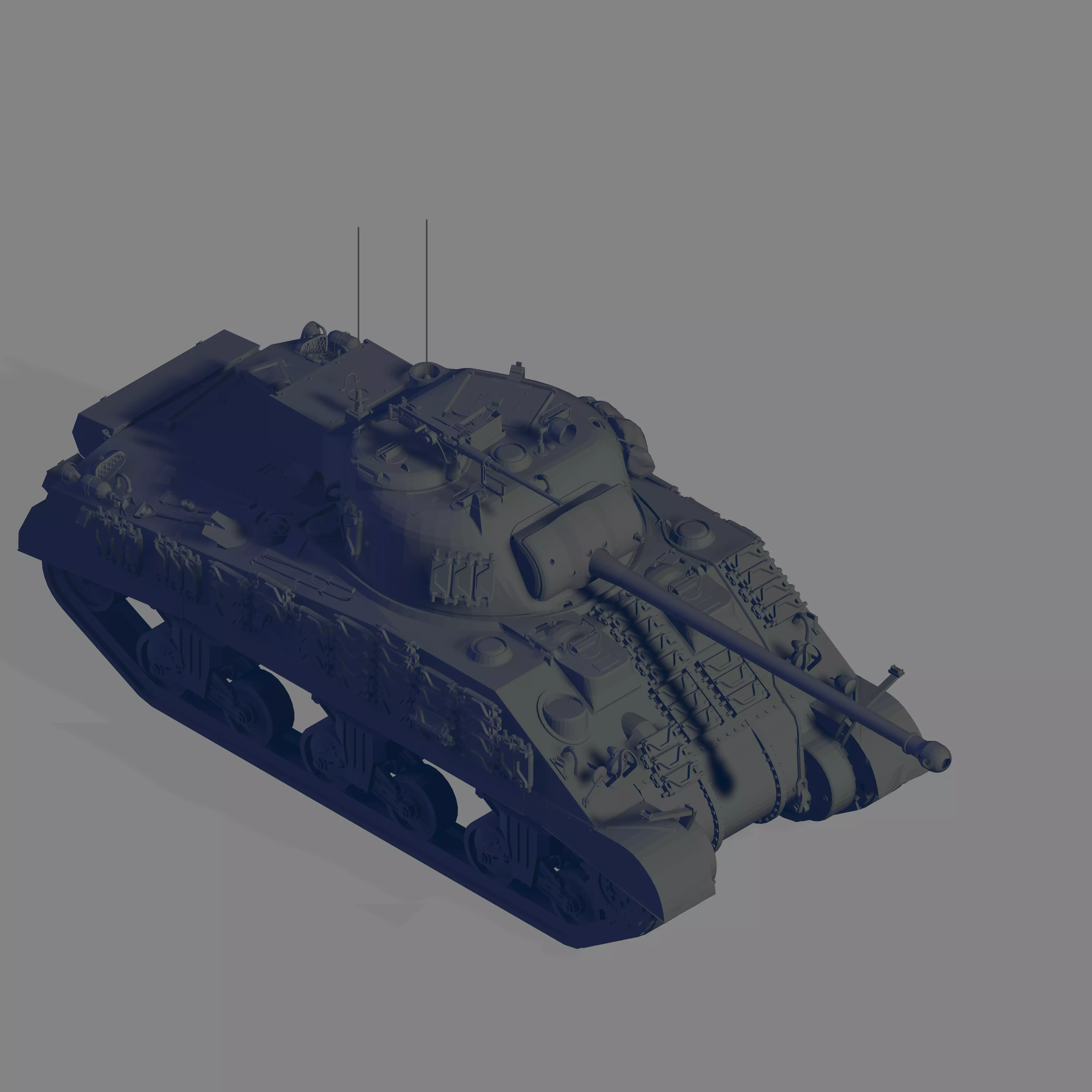 Sherman Firefly 3D model_0