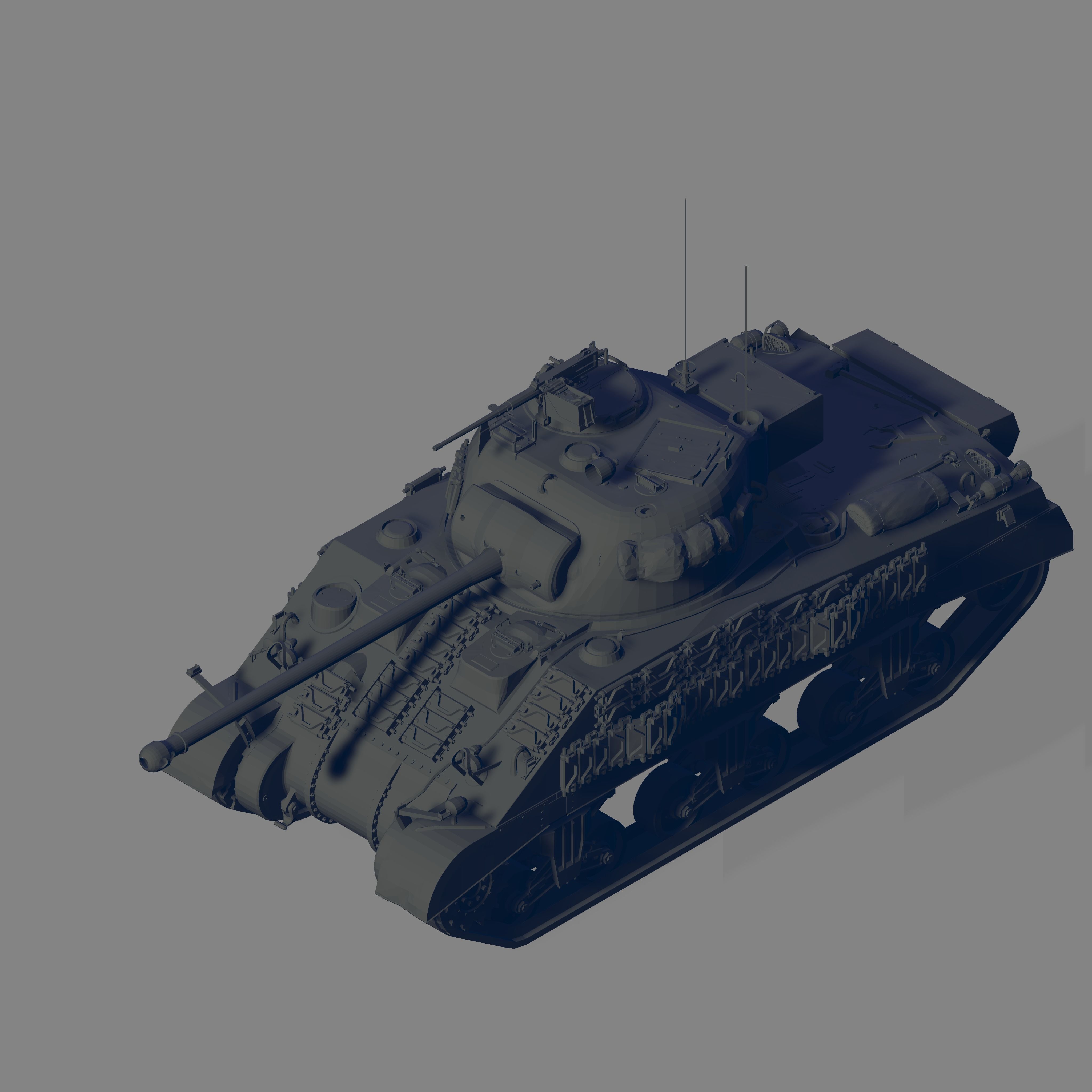 Sherman Firefly 3D model_1