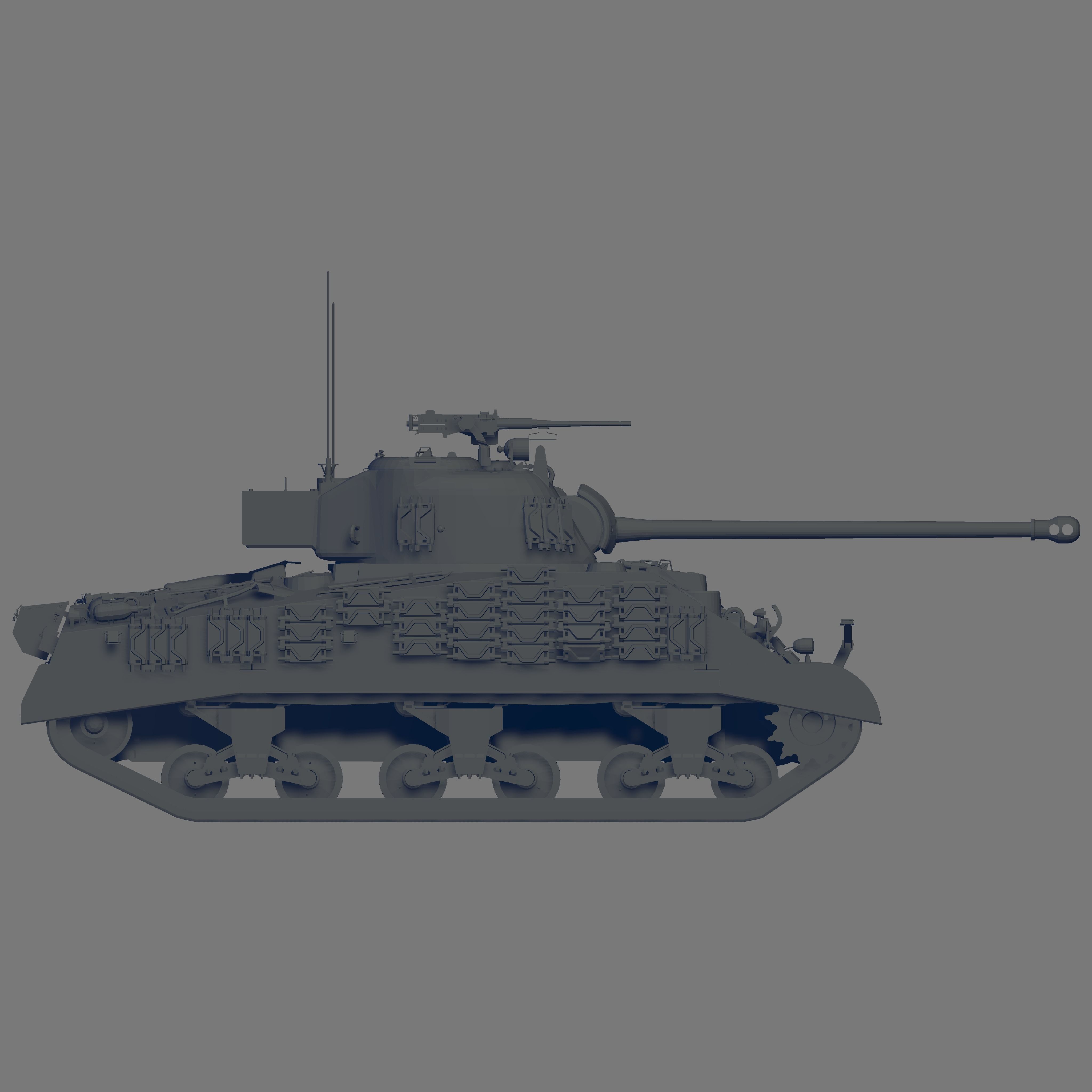 Sherman Firefly 3D model_3