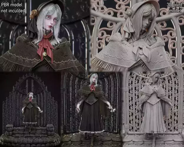 Bloodborne Doll 3D print model