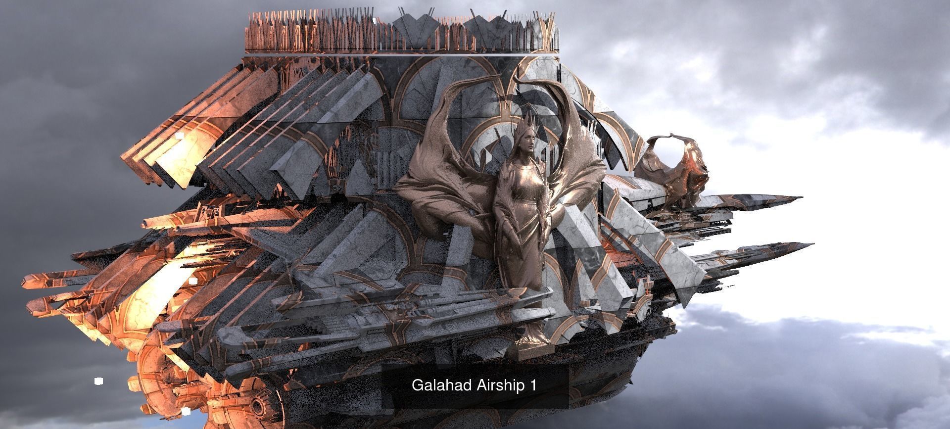 Sci-Fi Fusion Airship Collection  _12