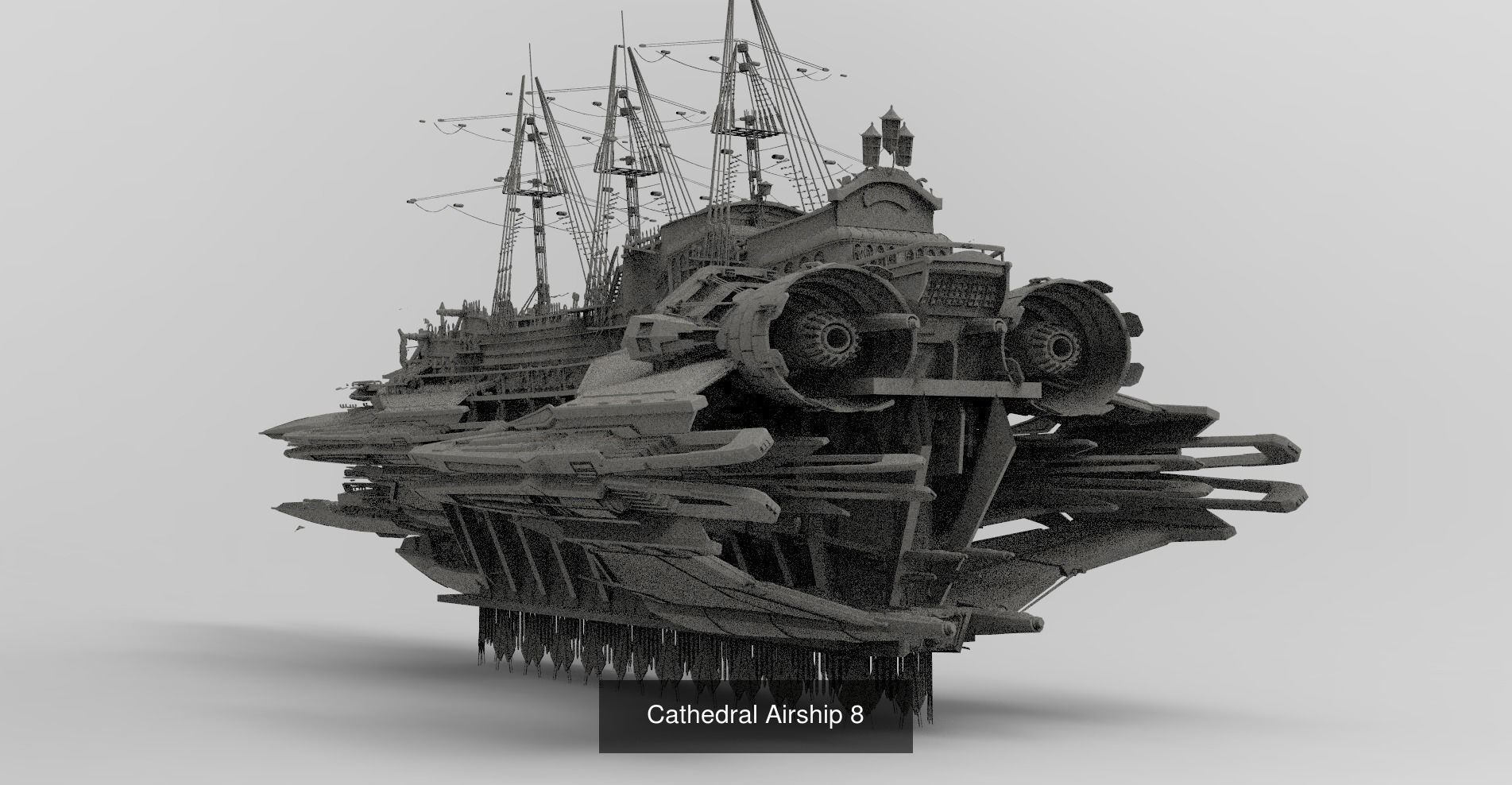 Sci-Fi Fusion Airship Collection  _11