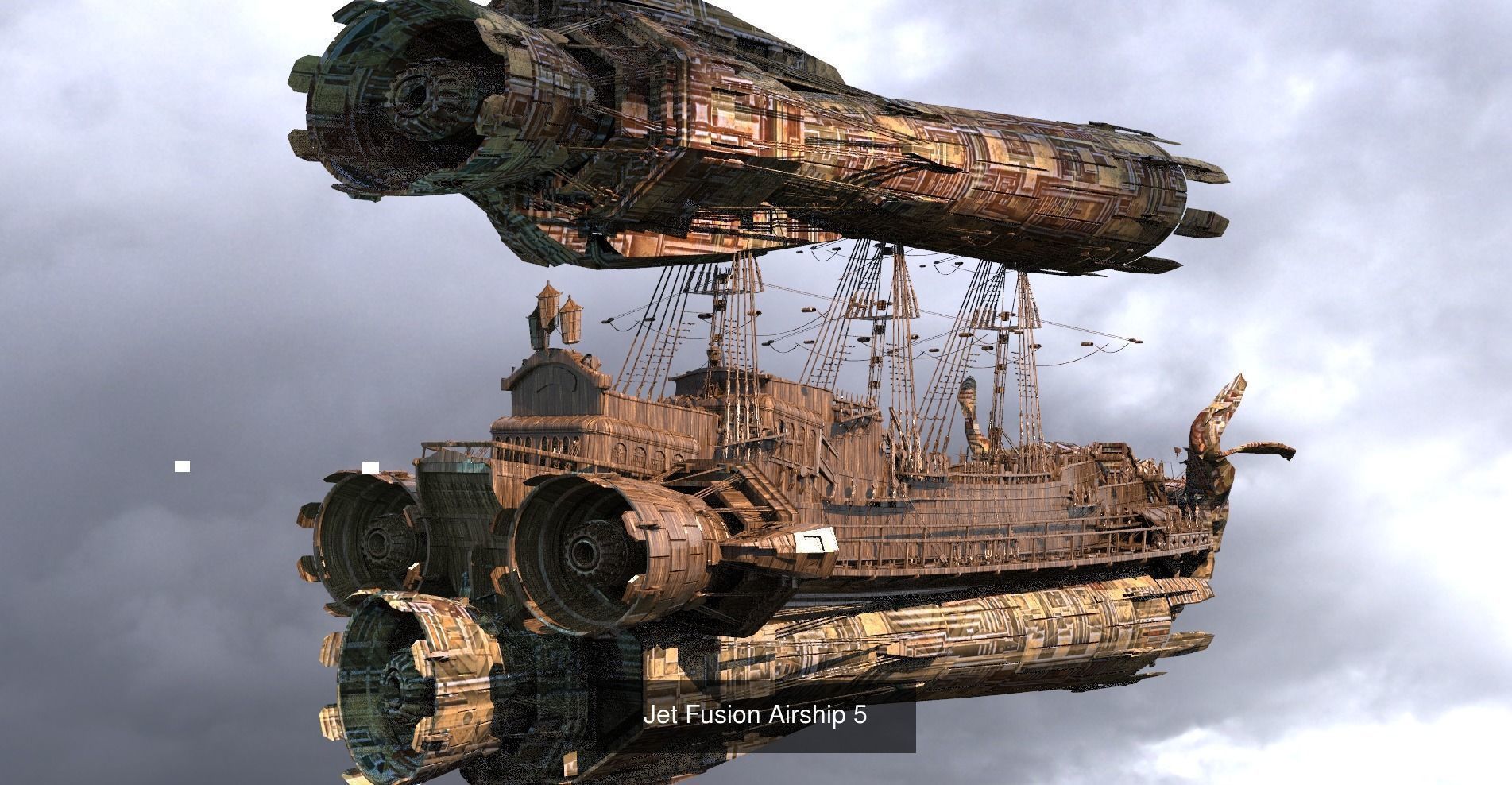 Sci-Fi Fusion Airship Collection  _7