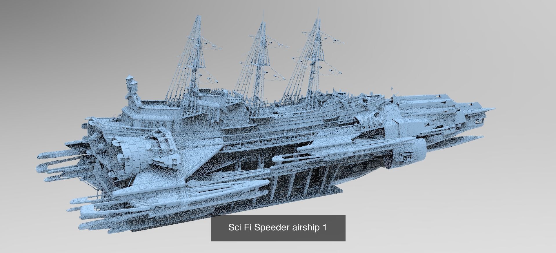 Sci-Fi Fusion Airship Collection  _21