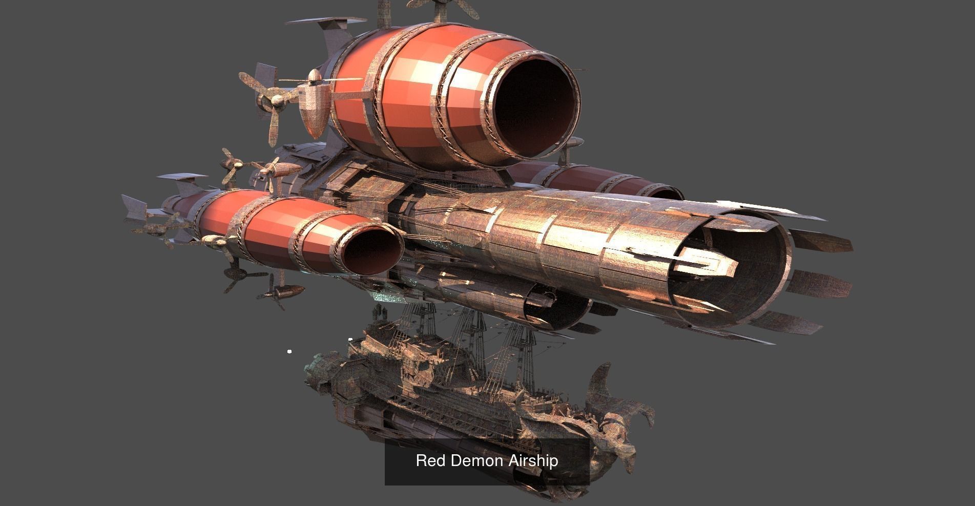 Sci-Fi Fusion Airship Collection  _10