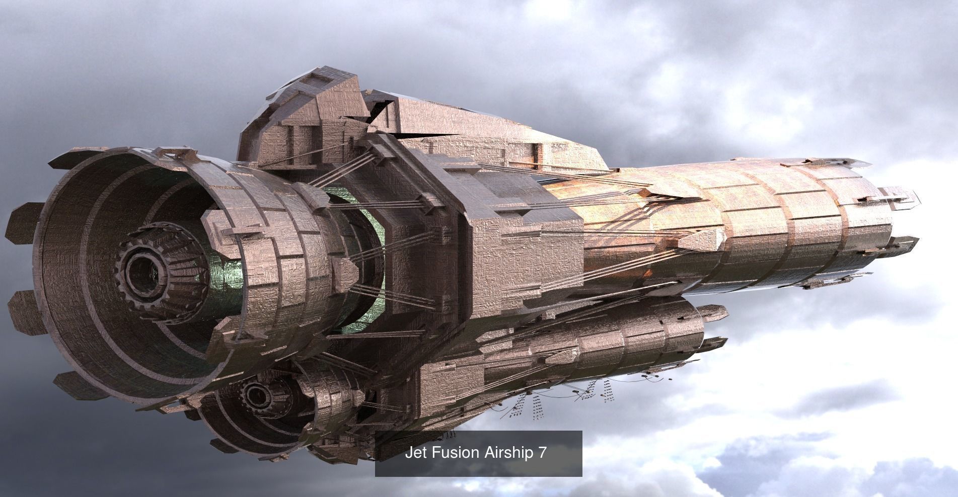 Sci-Fi Fusion Airship Collection  _8