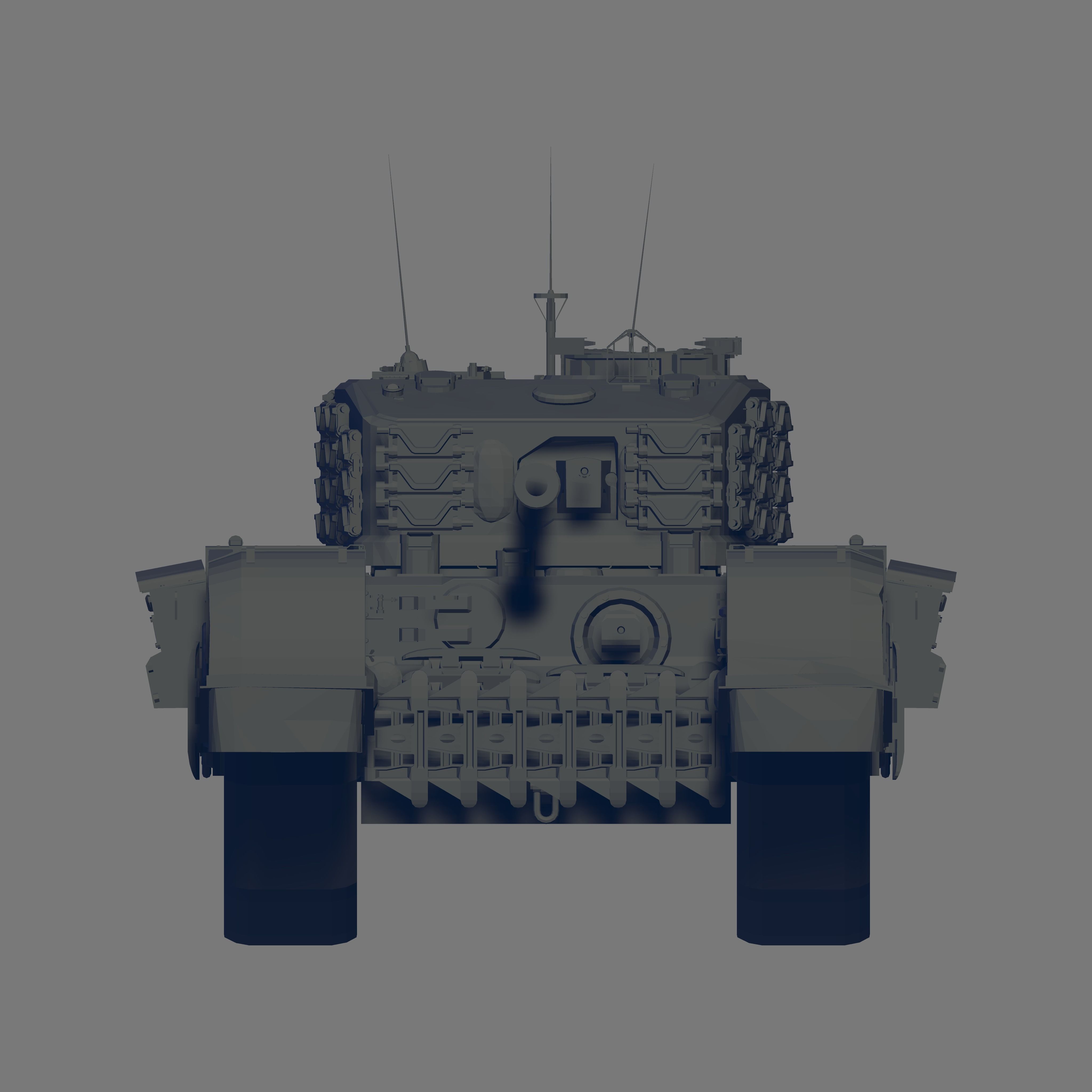 Churchill VII 3D model_2