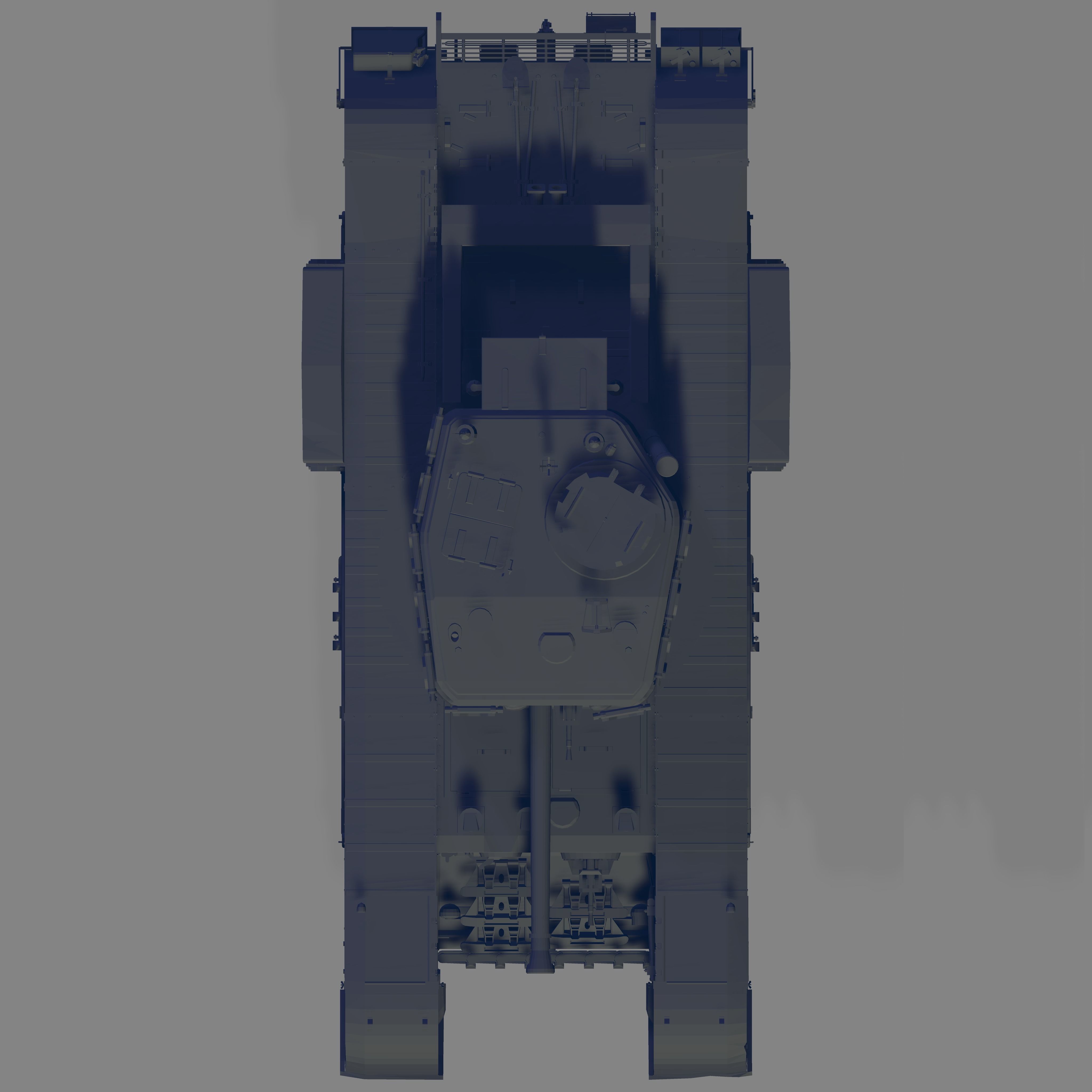Churchill VII 3D model_5