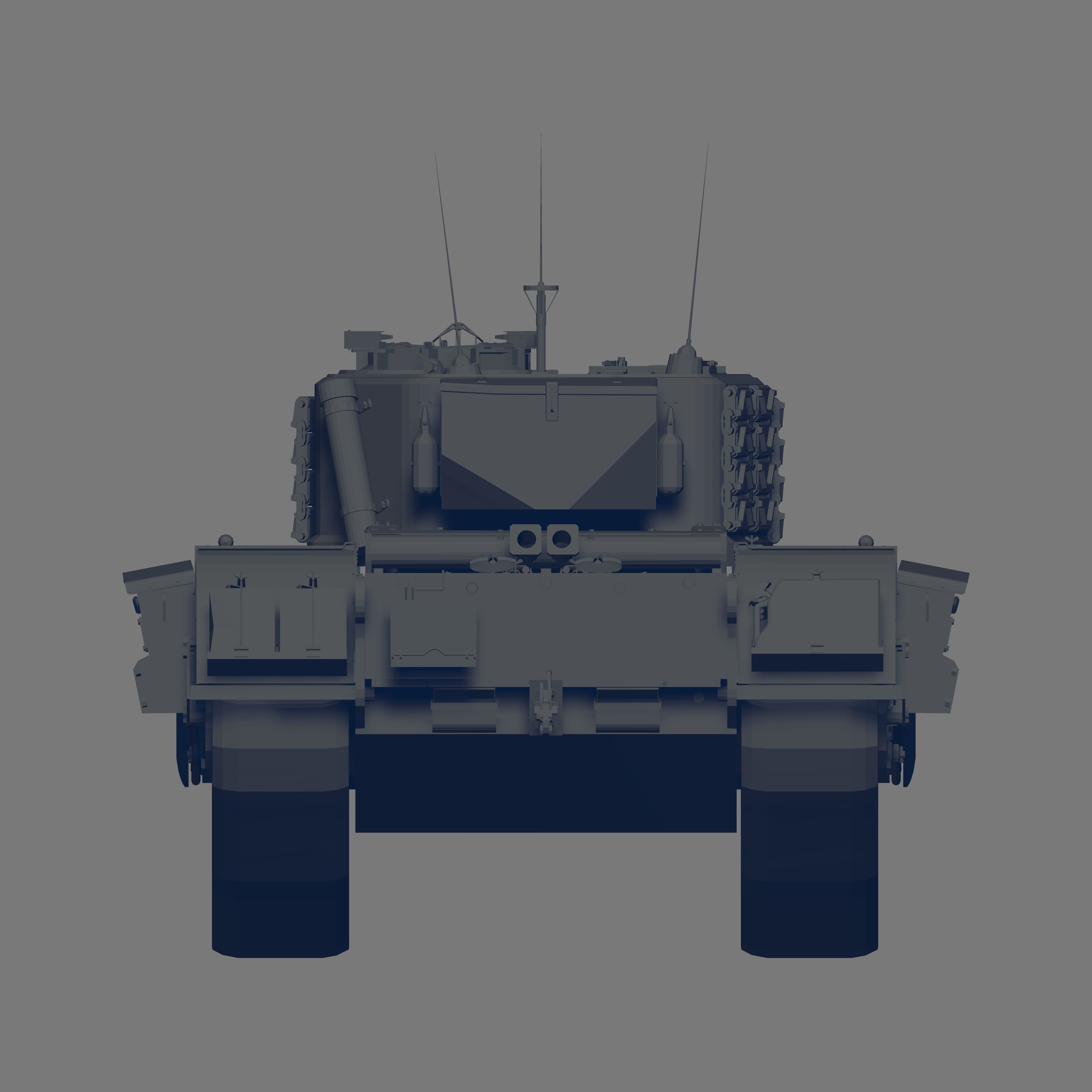 Churchill VII 3D model_4