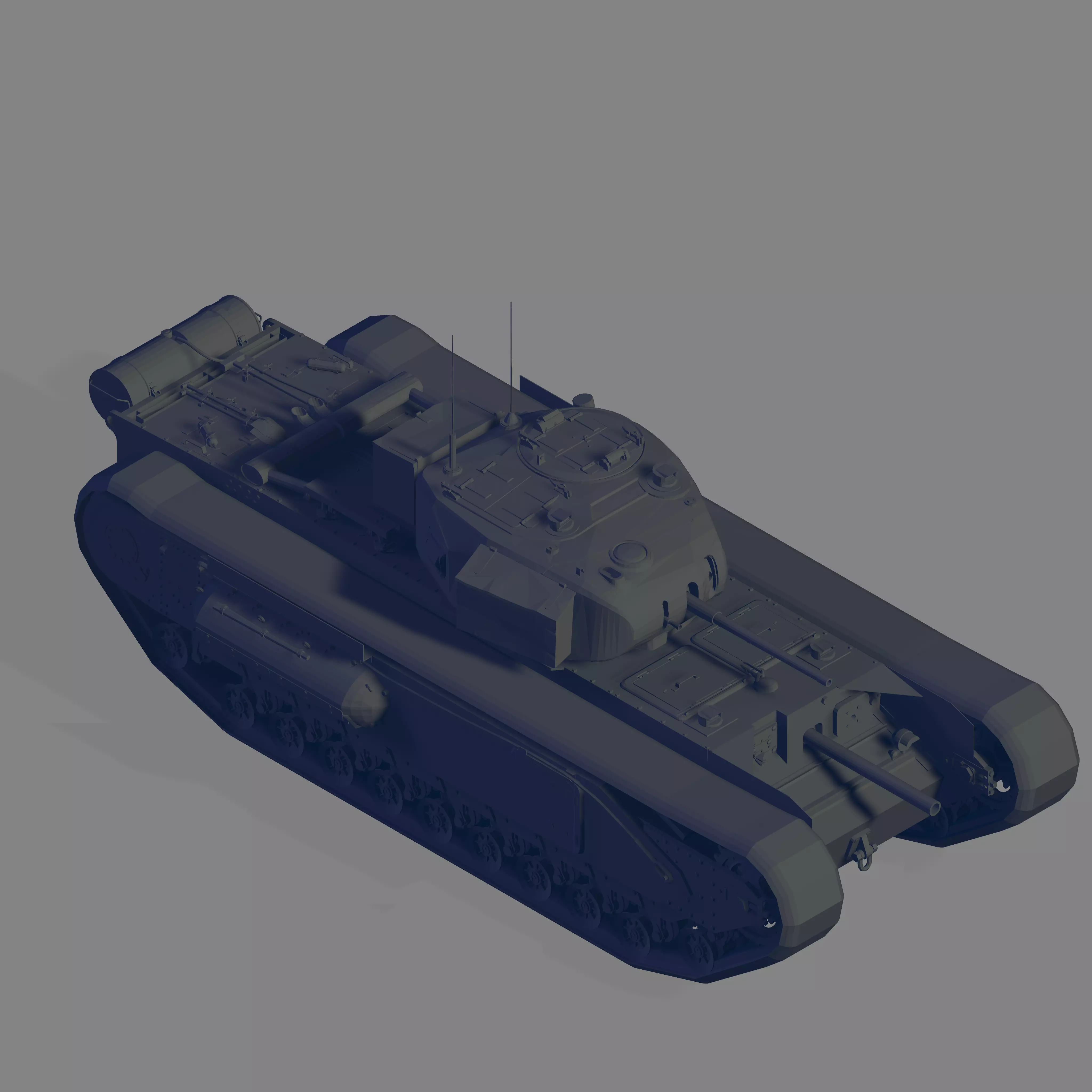 Churchill I 3D model_0