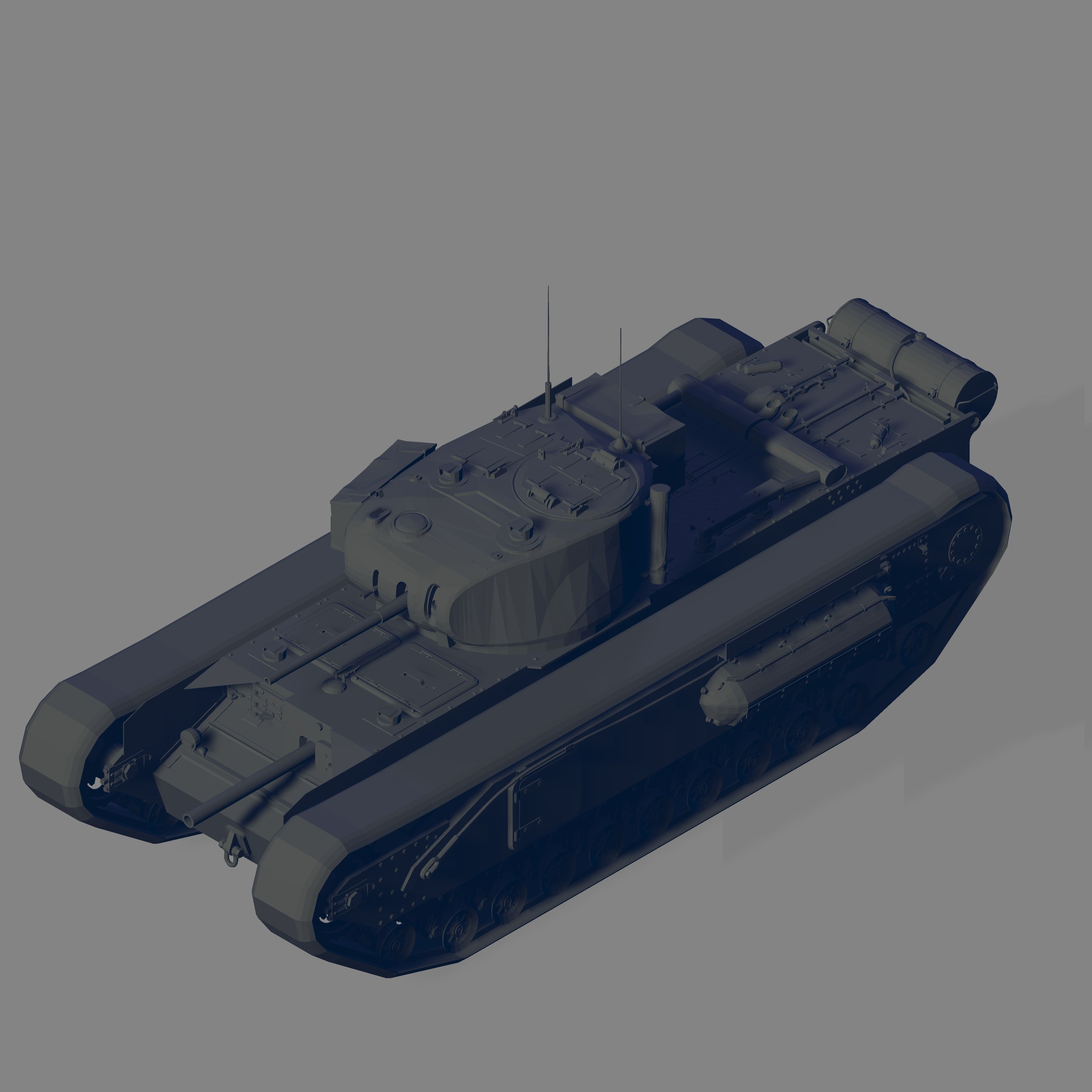 Churchill I 3D model_1