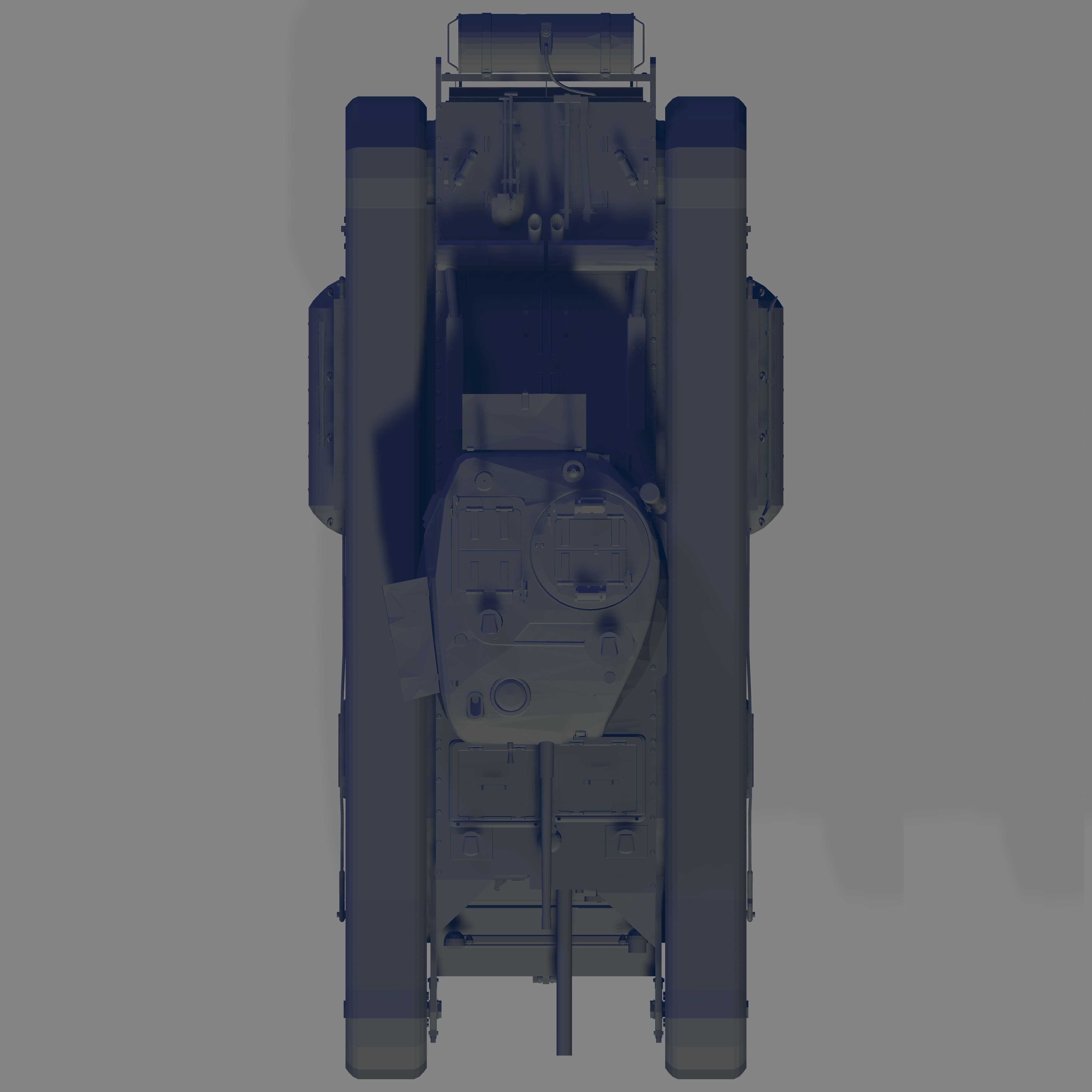 Churchill I 3D model_5