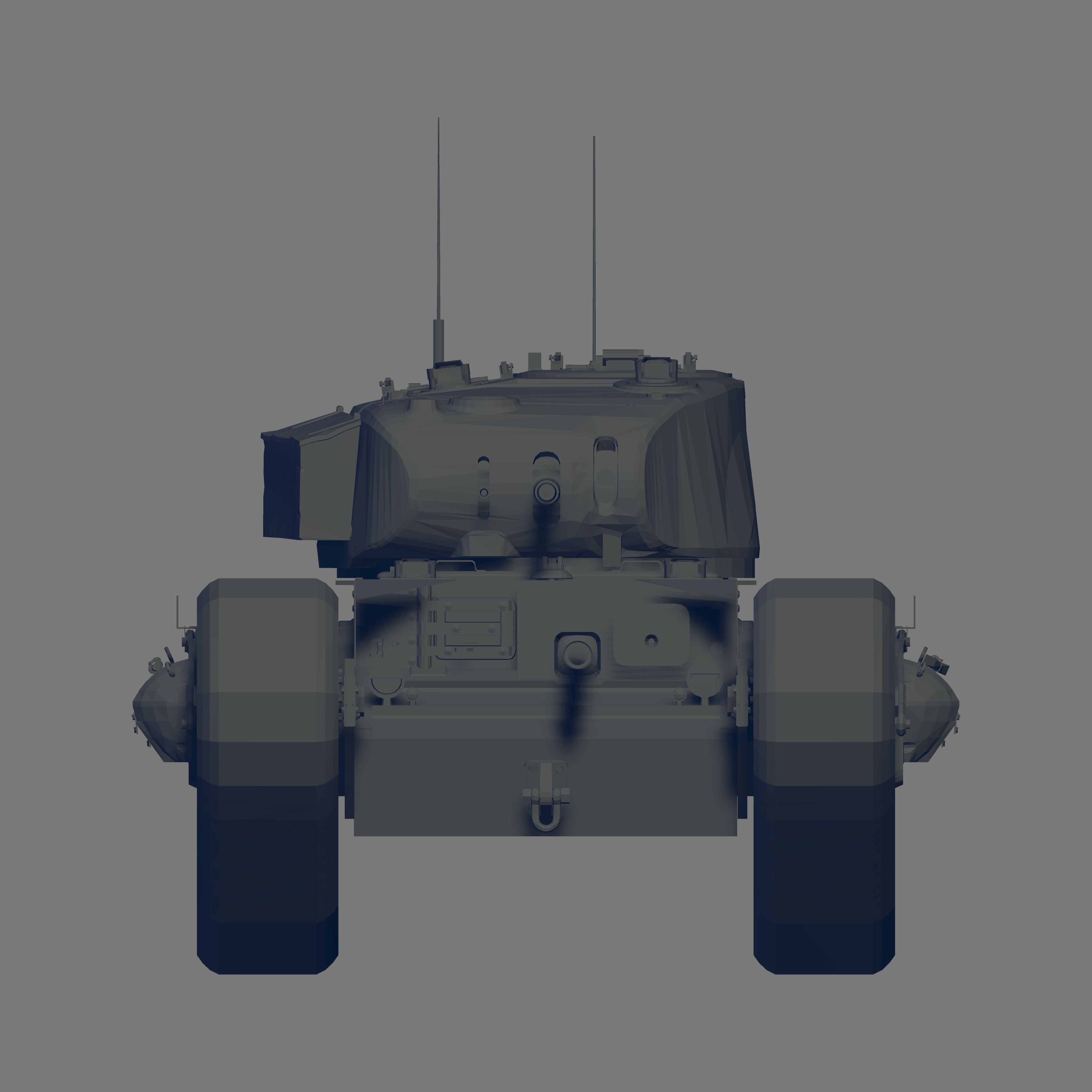 Churchill I 3D model_2