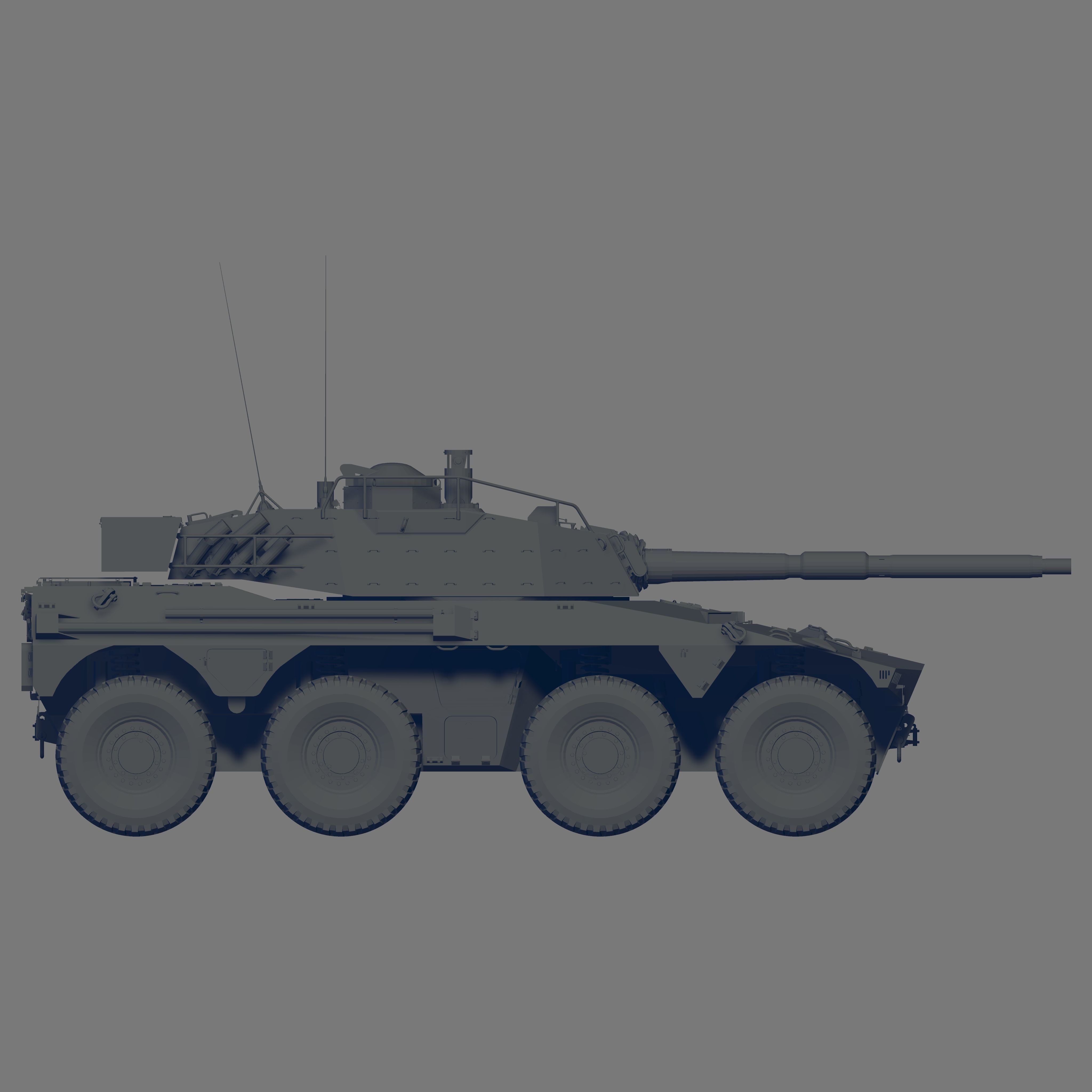 Rooikat Mk 1D 3D model_3