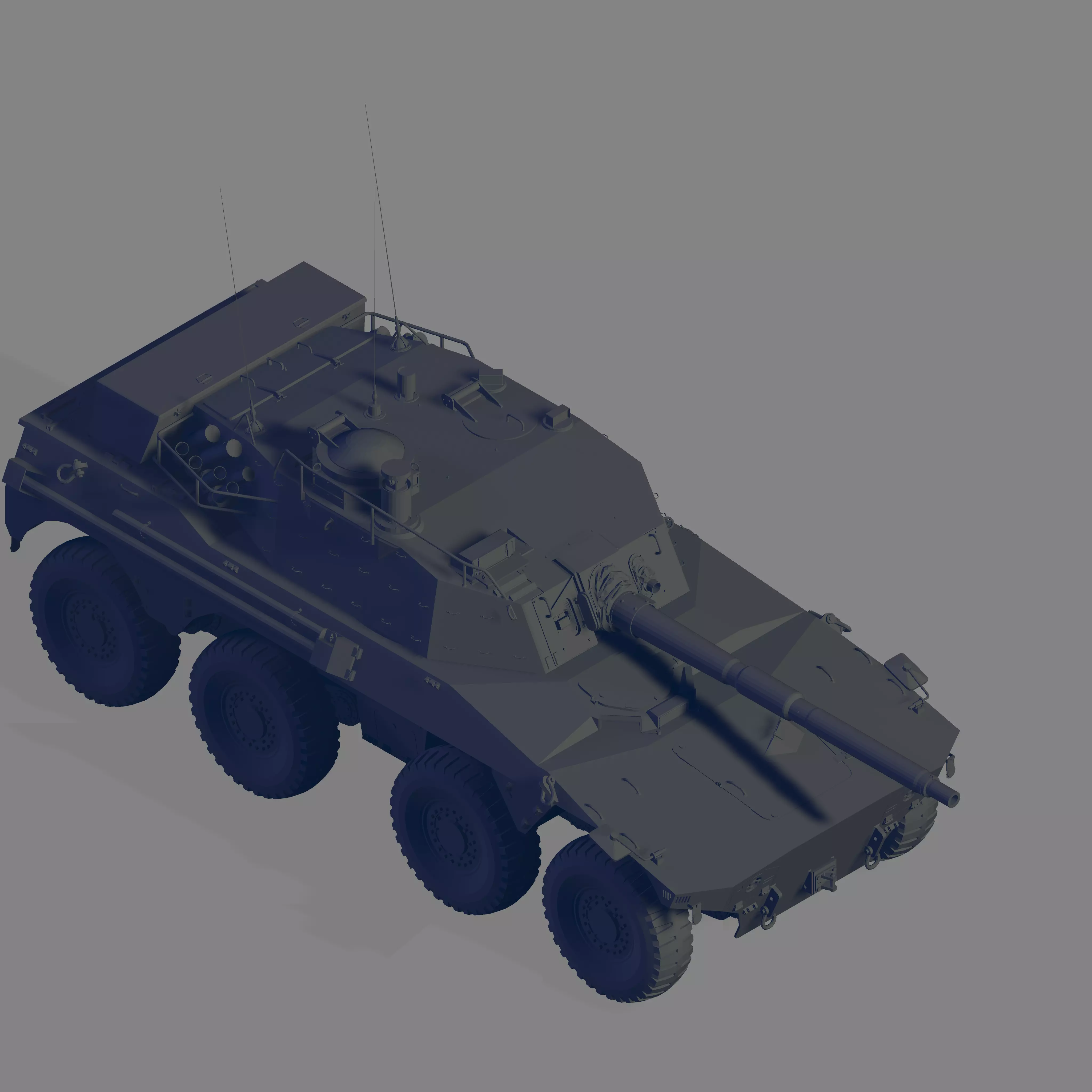 Rooikat Mk 1D 3D model_0